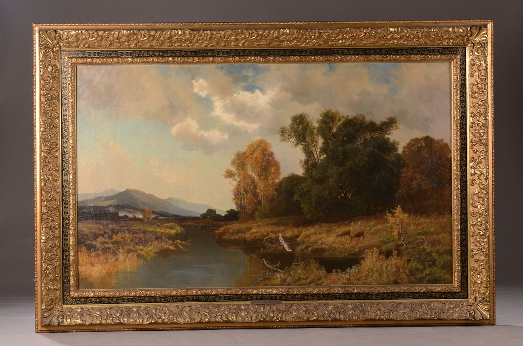 Detail k: Fritz Halberg-Krauss, 1874 Stadtprozelten - 1951 Prien am Chiemsee, autodidaktische Ausbildung unter dem künstlerischen Einfluß der Münchener ...