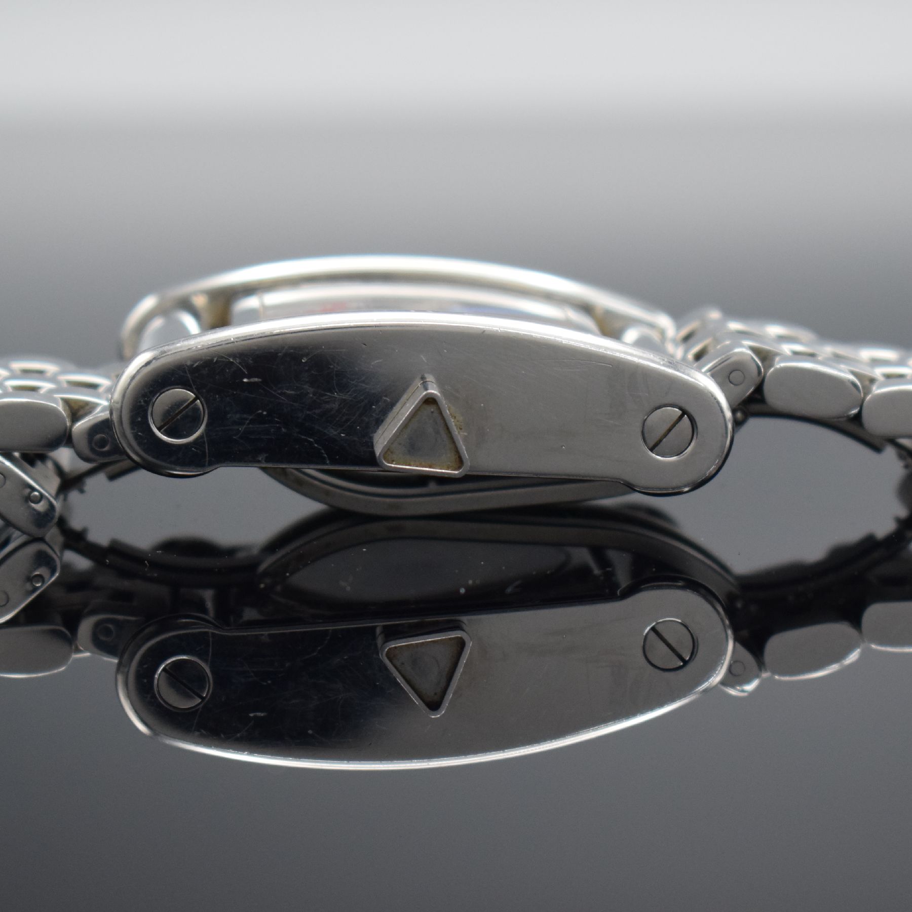Detail d: ALAIN SILBERSTEIN Bolido ausgefallene & limitierte Herrenarmbanduhr in Stahl, Frankreich verk. lt. beil. Pap. 12/1999, Automatik, auf 500 Stück ...