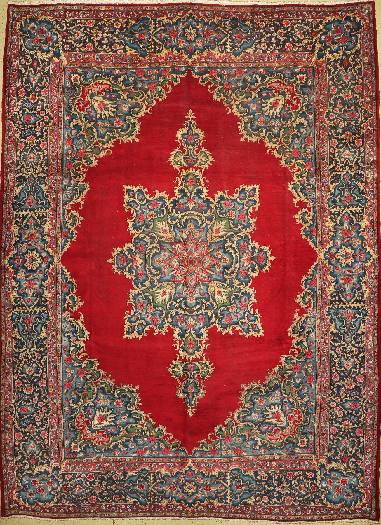 Kerman alt, Persien, um 1950, Wolle auf Baumwolle, ca. 470 x 345 cm, EHZ: 4