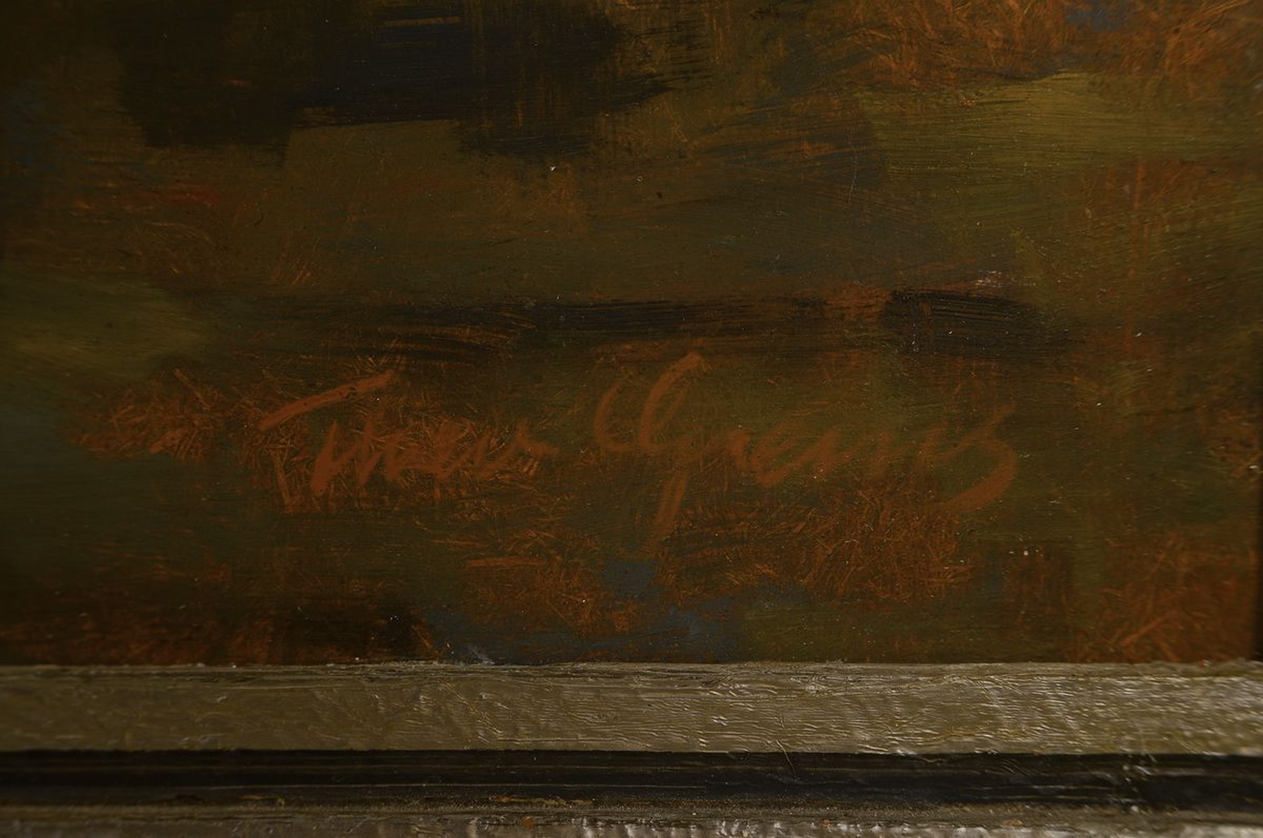 Detail a: Theo Gems, 1889 Eberbach/Neckar - 1980 Schifferstadt, Studium an der Akademie Karlsruhe bei Haueisen, Georgi, Fehr u. Sillinger, hier: ...