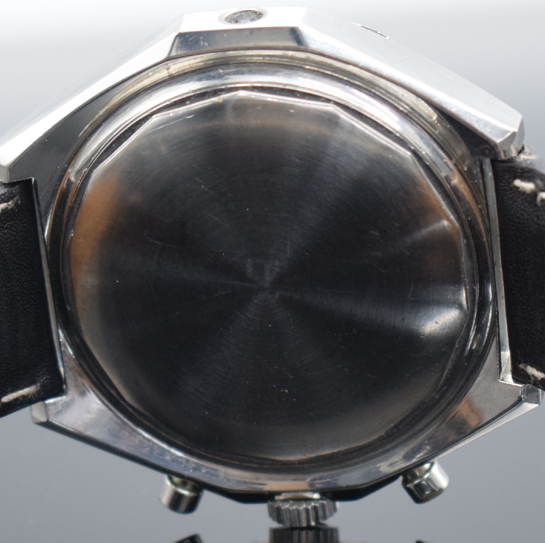 Detail g: BREITLING Schaltradchronograph Navitimer, Handaufzug, Schweiz um 1967, Ref. 0816, Edelstahl, verschr. Boden ber., Außenkranz zur Zahlenkoordination ...