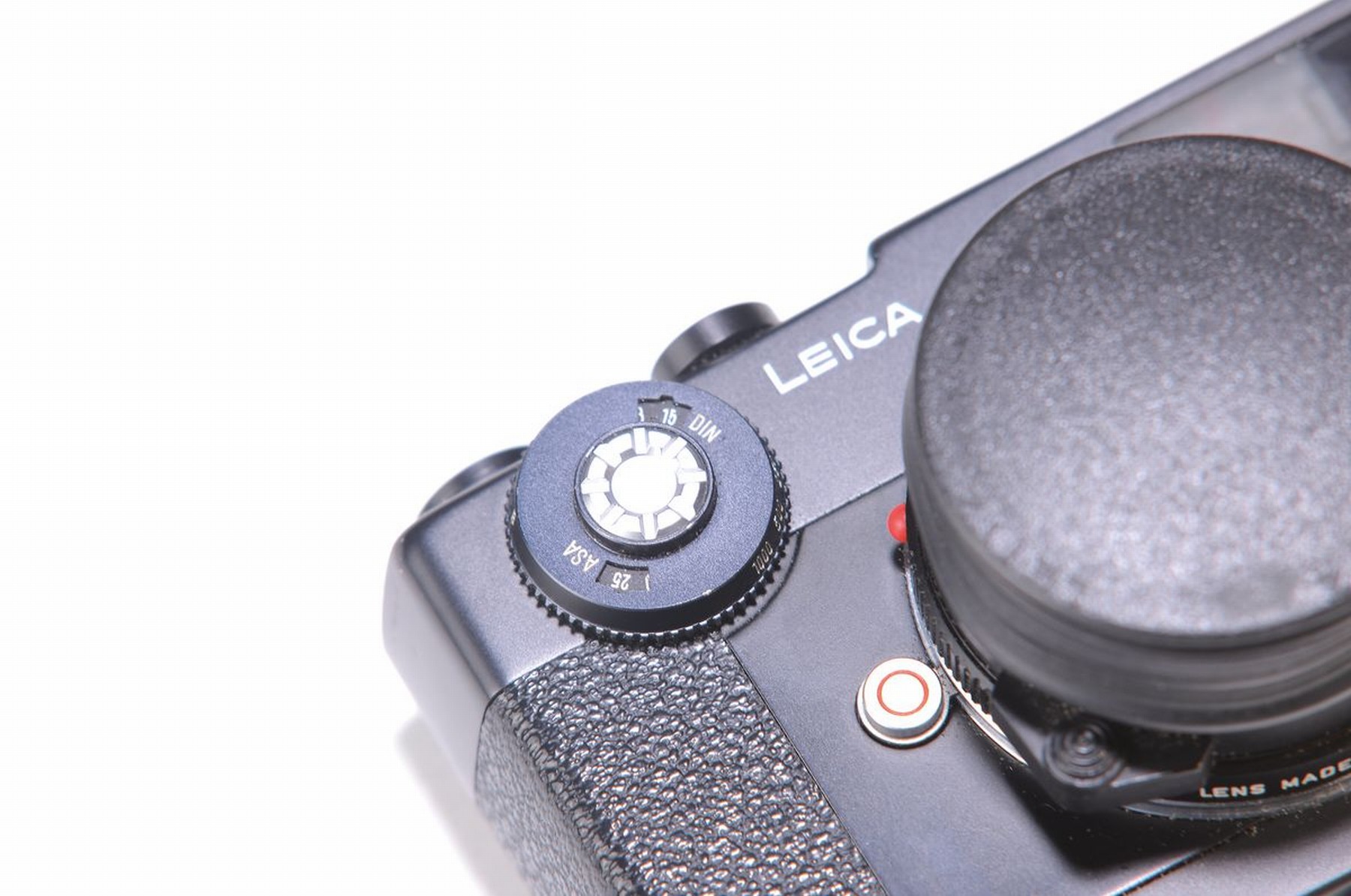 Detail a: Tele-Rolleiflex, Franke & Heidecke, Seriennr. S 2301583, doppeläugige Spiegelreflexkamera, Synchro Compur Verschluß, Sonnar 1:4 135 mm und ...