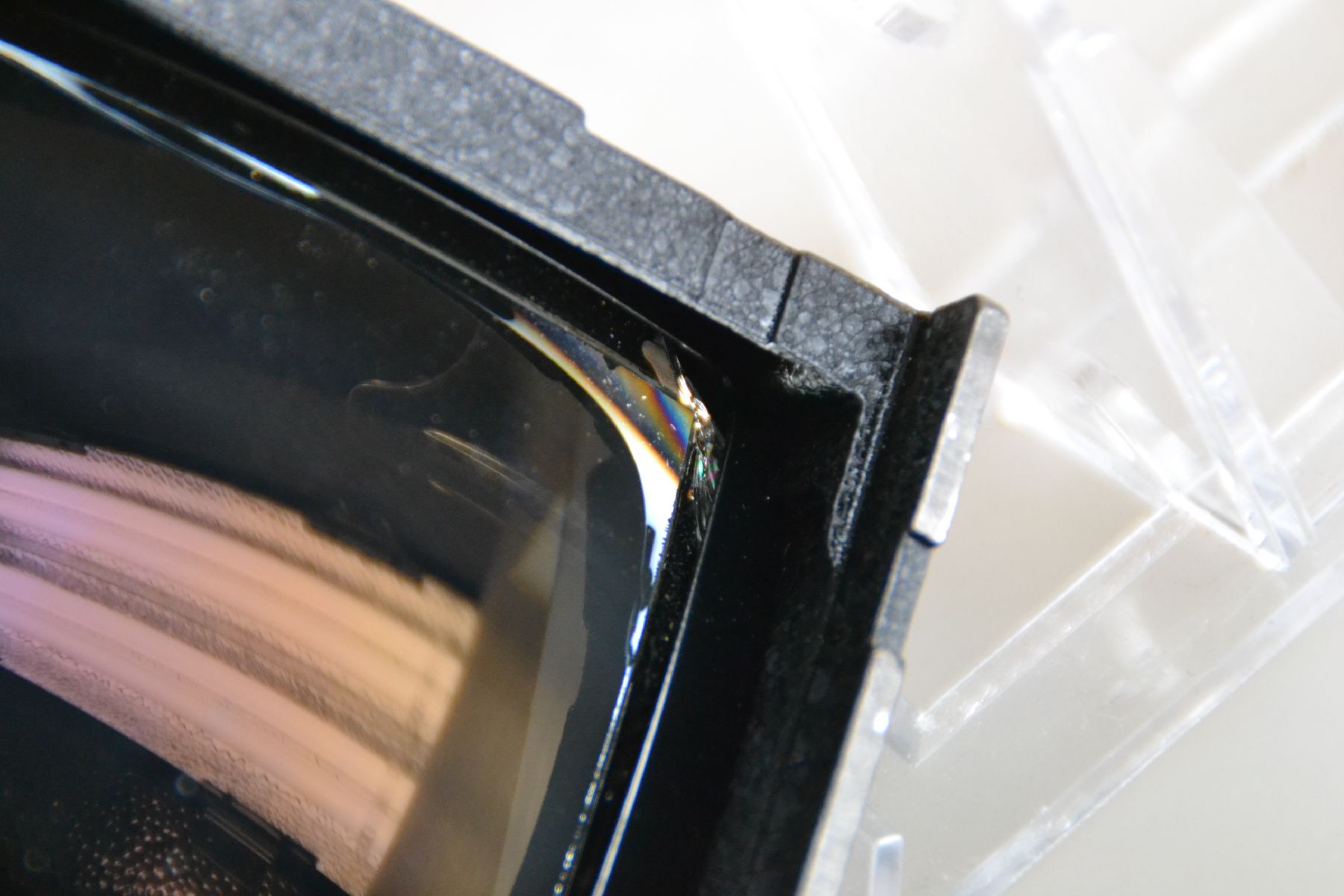 Detail k: Tele-Rolleiflex, Franke & Heidecke, Seriennr. S 2301583, doppeläugige Spiegelreflexkamera, Synchro Compur Verschluß, Sonnar 1:4 135 mm und ...