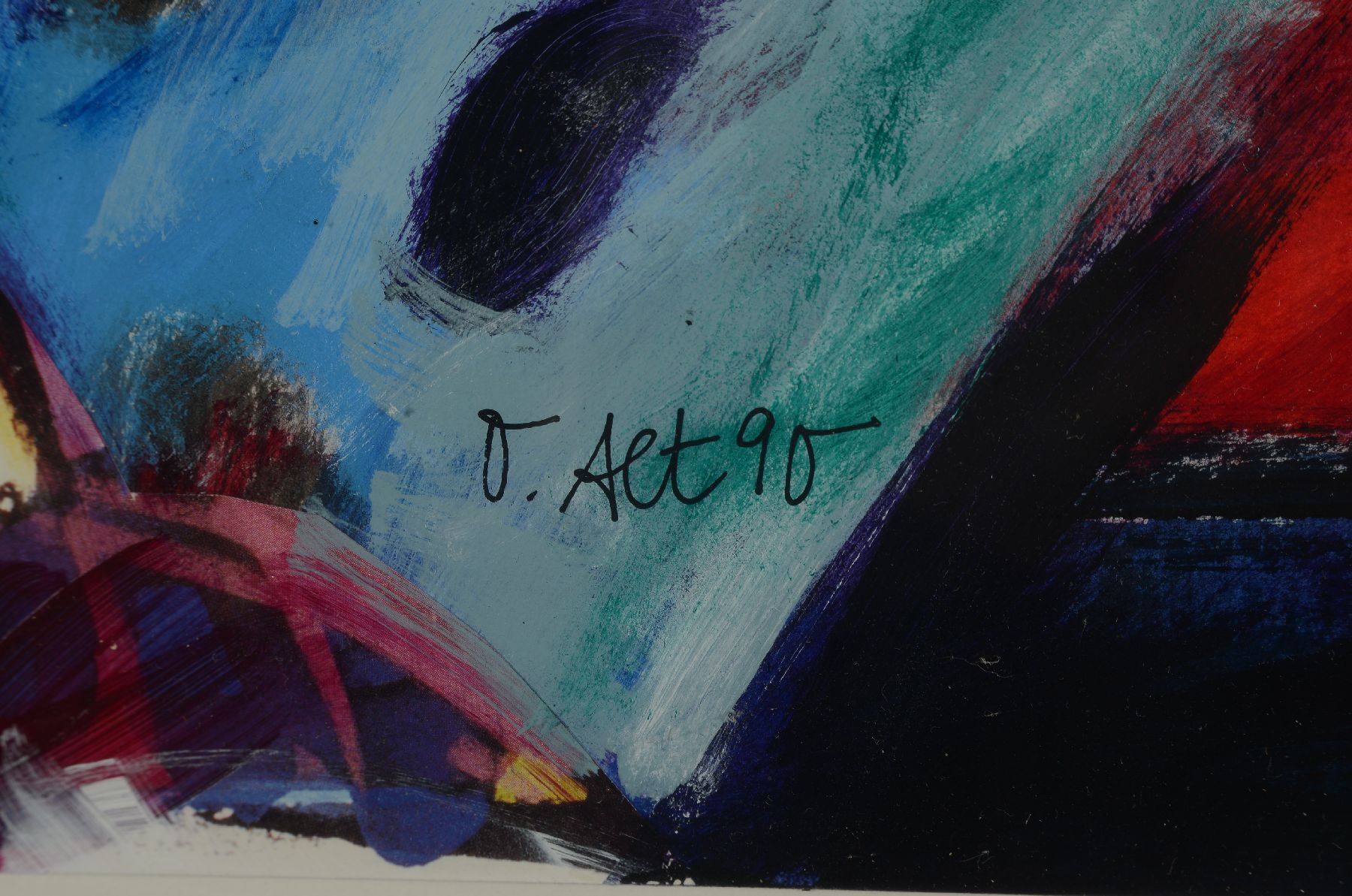 Detail a: Otmar Alt, geb. 1940 Hamm, Studium an der Meisterschule für Kunsthandwerk u. an der Hochschule für Bildende Künste Berlin, hier: ...