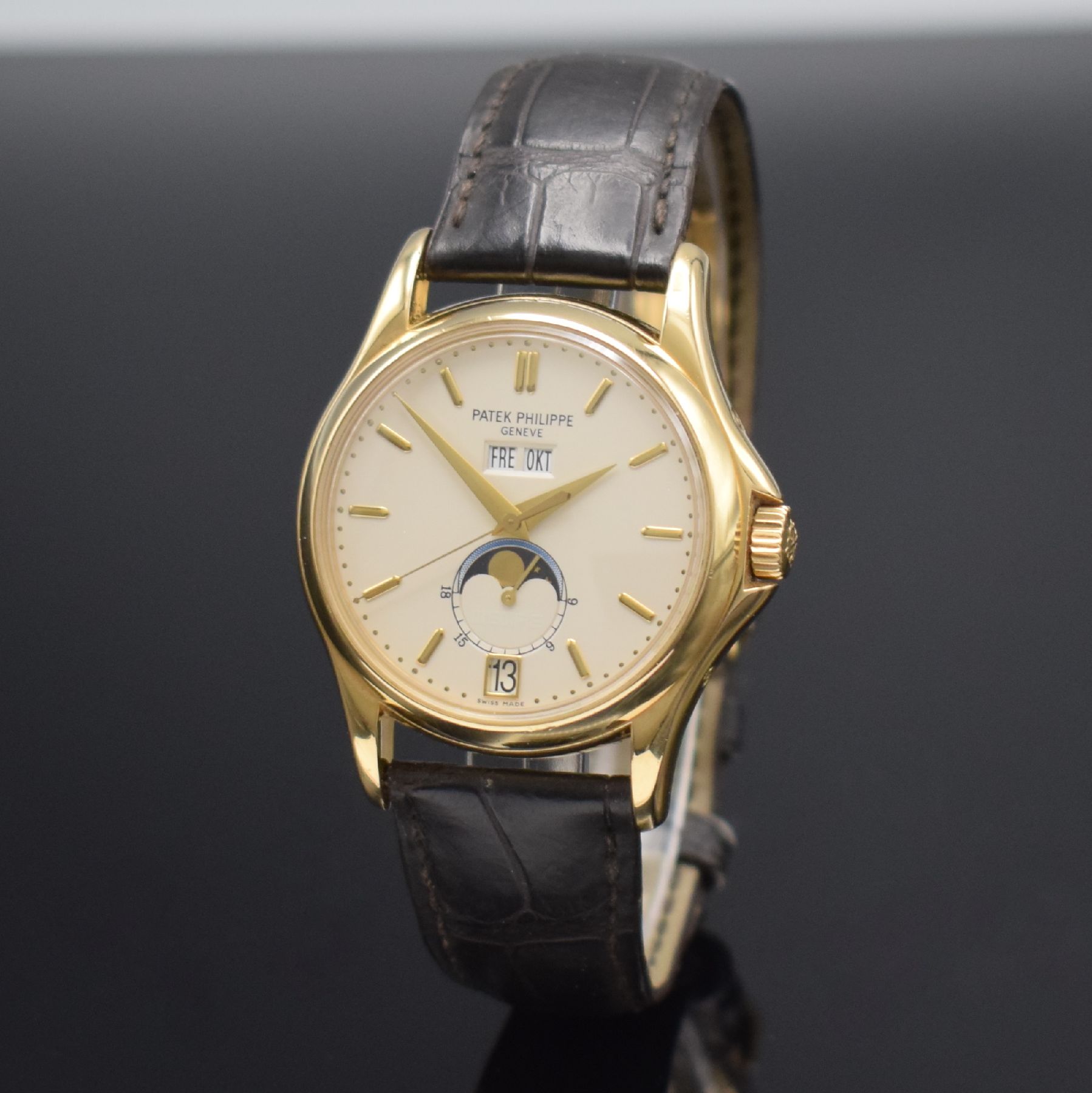 Detail b: PATEK PHILIPPE hochfeiner und extrem seltener, astronomischer Jahreskalender Sondermodell Wempe W125 Referenz 5125J-001 in GG 750/000,Automatik, ...