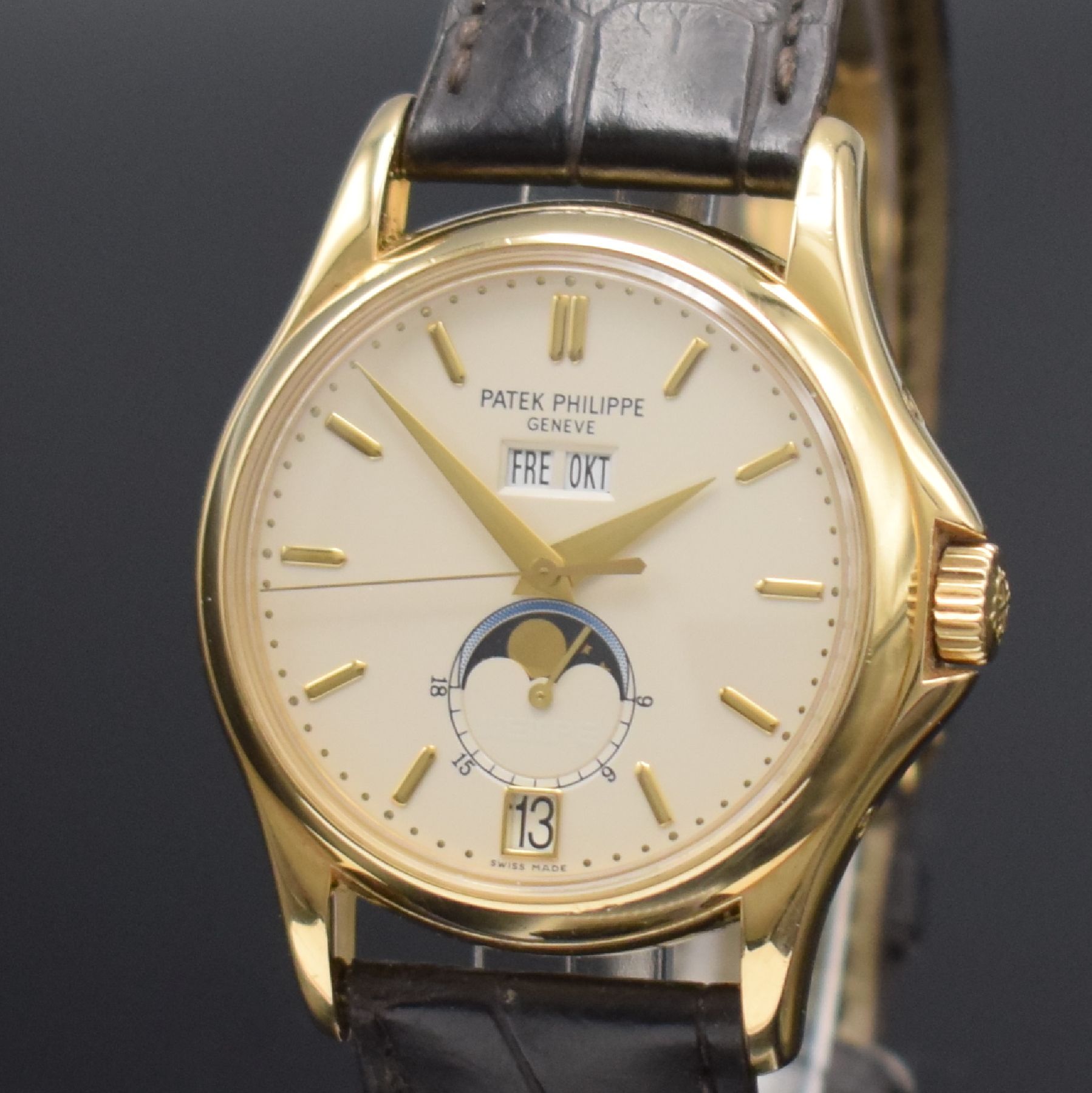 Detail c: PATEK PHILIPPE hochfeiner und extrem seltener, astronomischer Jahreskalender Sondermodell Wempe W125 Referenz 5125J-001 in GG 750/000,Automatik, ...