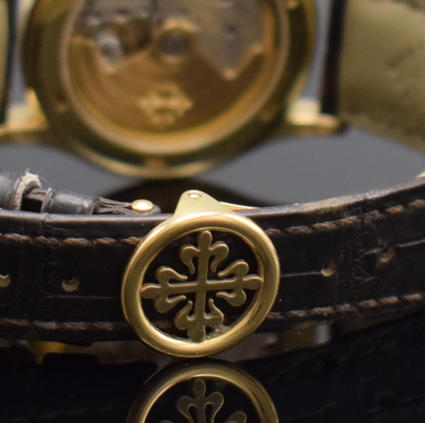 Detail d: PATEK PHILIPPE hochfeiner und extrem seltener, astronomischer Jahreskalender Sondermodell Wempe W125 Referenz 5125J-001 in GG 750/000,Automatik, ...