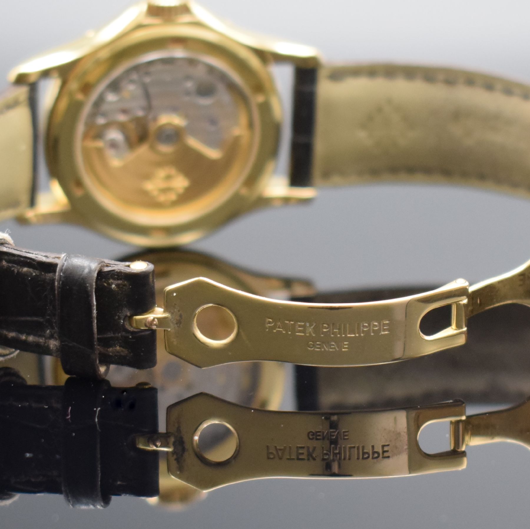 Detail e: PATEK PHILIPPE hochfeiner und extrem seltener, astronomischer Jahreskalender Sondermodell Wempe W125 Referenz 5125J-001 in GG 750/000,Automatik, ...
