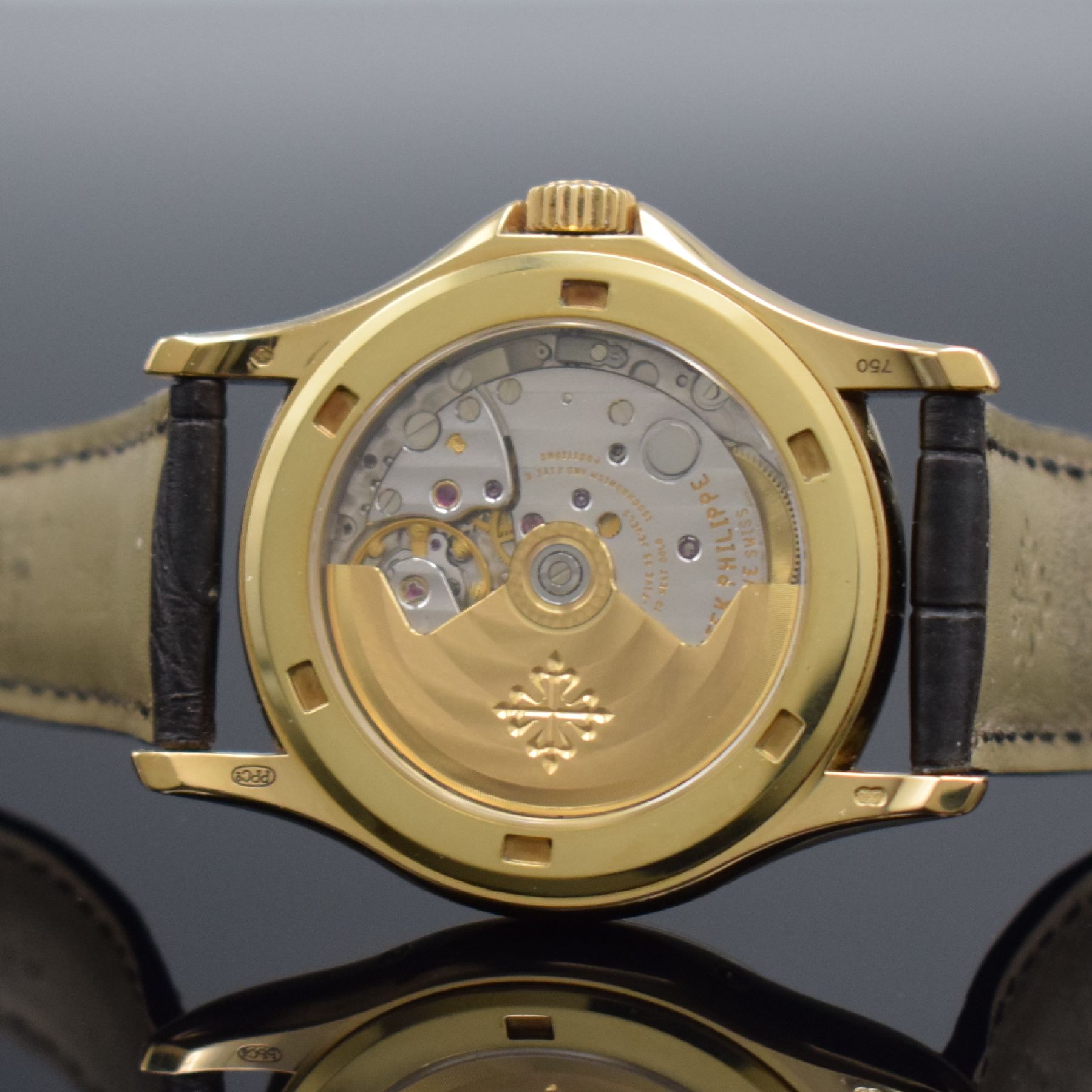 Detail i: PATEK PHILIPPE hochfeiner und extrem seltener, astronomischer Jahreskalender Sondermodell Wempe W125 Referenz 5125J-001 in GG 750/000,Automatik, ...