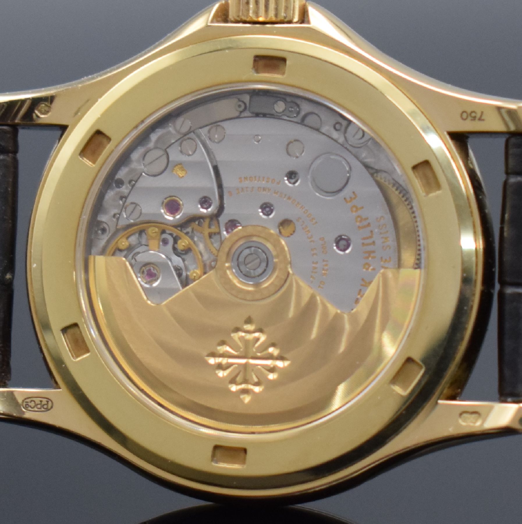 Detail j: PATEK PHILIPPE hochfeiner und extrem seltener, astronomischer Jahreskalender Sondermodell Wempe W125 Referenz 5125J-001 in GG 750/000,Automatik, ...