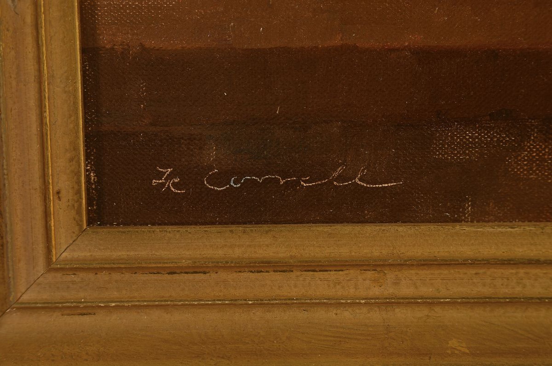 Detail a: Hermann Correll, 1905-1976 Neustadt a.d. Weinstraße, Stillleben mit blühenden Zweigen in Glasvase, Öl/Lwd, links unten signiert, ca. 60x50cm, R. ...