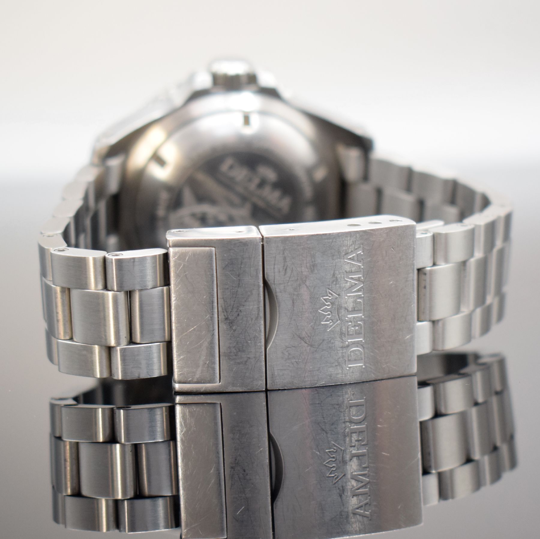 Detail c: DELMA Blue Shark auf 500 Stück limitierte Taucheruhr, Schweiz um 2010, Automatik, ab Hersteller 3000m wasserd., massives verschr. Edelstahlgeh., ...