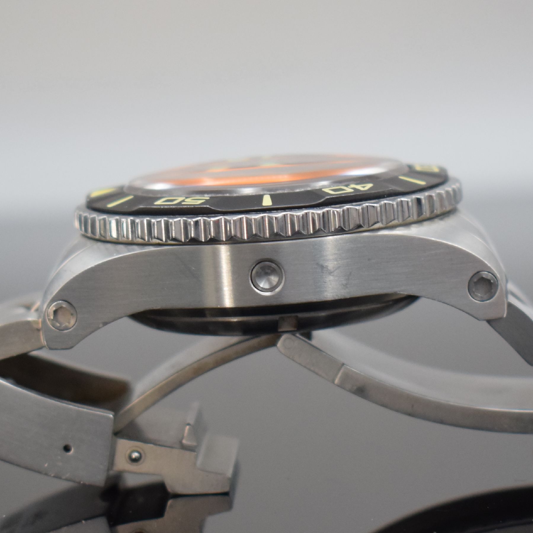Detail f: DELMA Blue Shark auf 500 Stück limitierte Taucheruhr, Schweiz um 2010, Automatik, ab Hersteller 3000m wasserd., massives verschr. Edelstahlgeh., ...