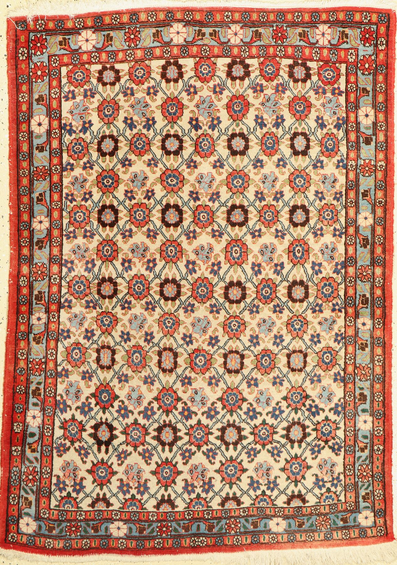 Weramin alt, Persien, ca. 60 Jahre, Wolle auf Baumwolle, ca. 148 x 104 cm, EHZ: 2-3
