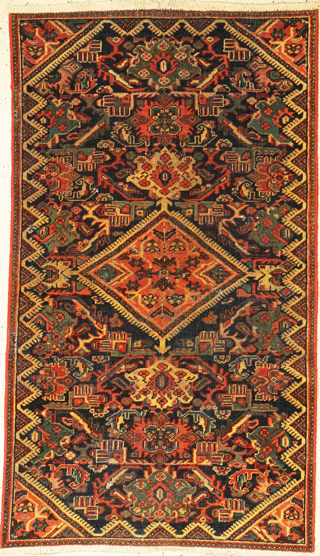 Sarogh Mahal alt, Persien, um 1930, Wolle auf Baumwolle, ca. 165 x 95 cm, EHZ: 3-4