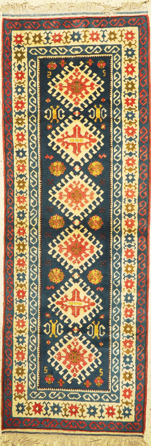Kars, Türkei, ca. 40 Jahre, Wolle auf Wolle, ca. 270 x 97 cm, EHZ: 2