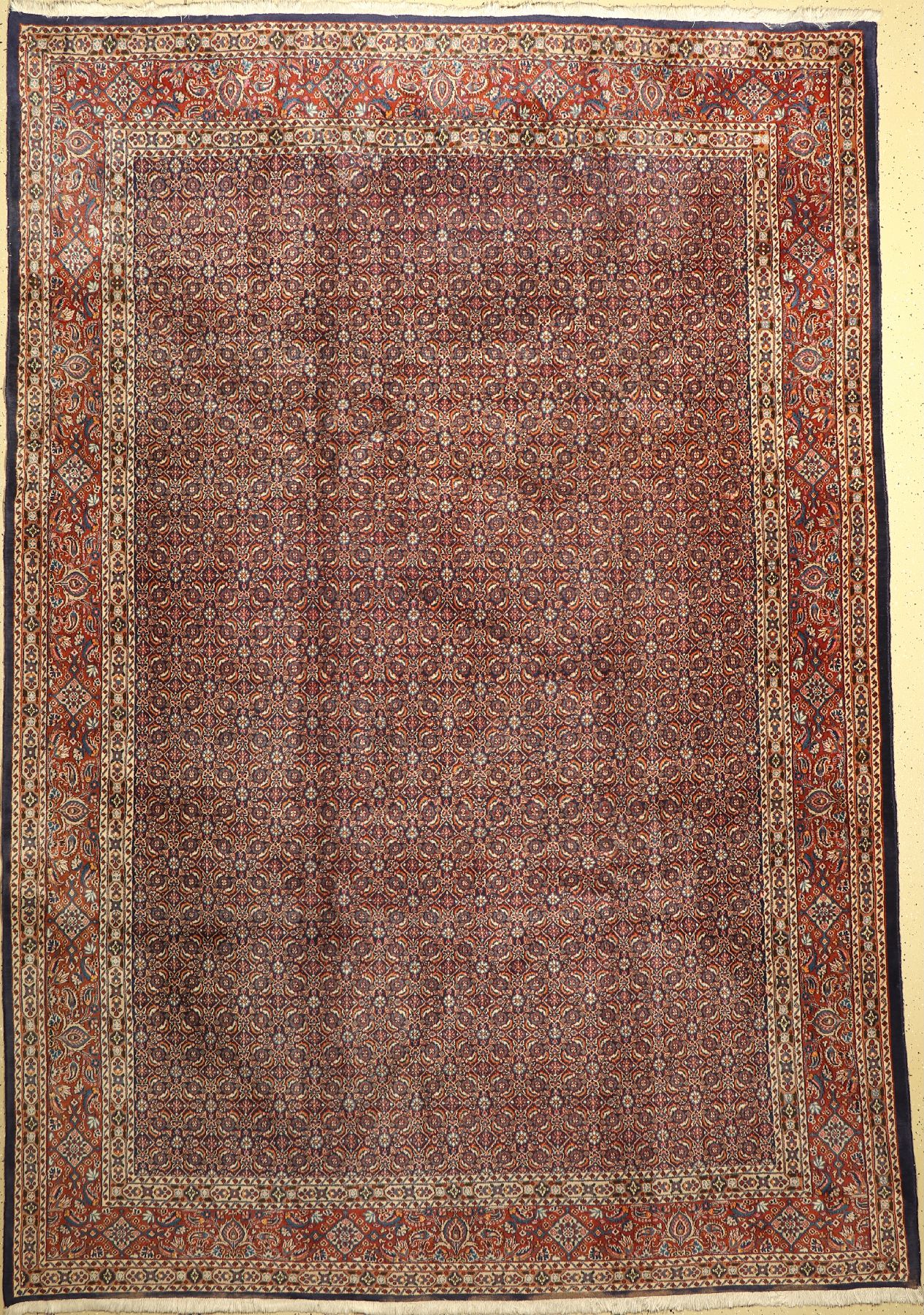 Mud Kork, Persien, ca. 50 Jahre, Korkwolle,ca. 345 x 235 cm, EHZ: 2-3