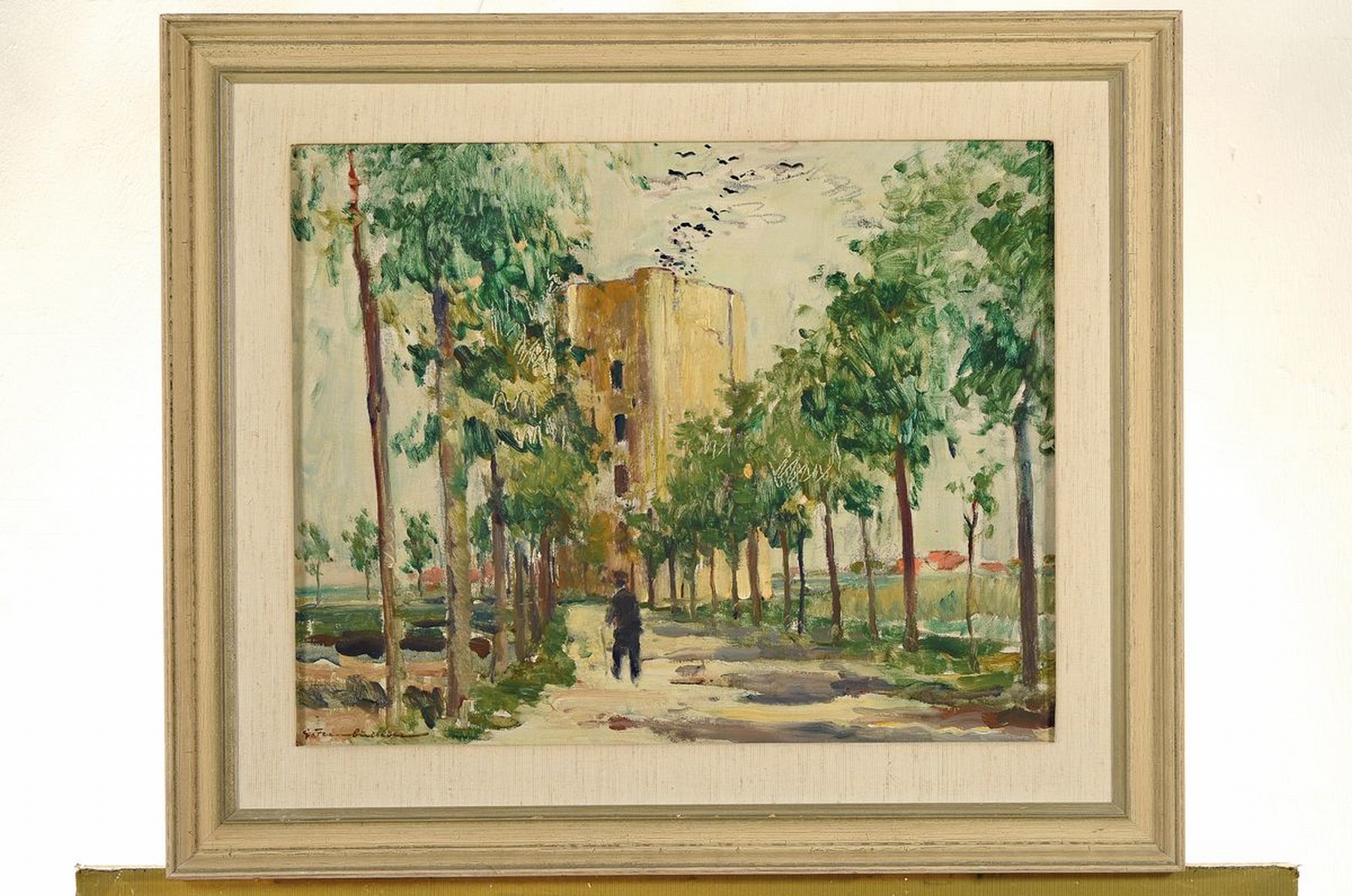 Detail k: Georg Hambüchen, 1901 - 1971, Studium an derKunstgewerbeschule Düsseldorf, arbeitete als Dekorations- u. Theatermaler, Zahlreiche Reisen an die ...