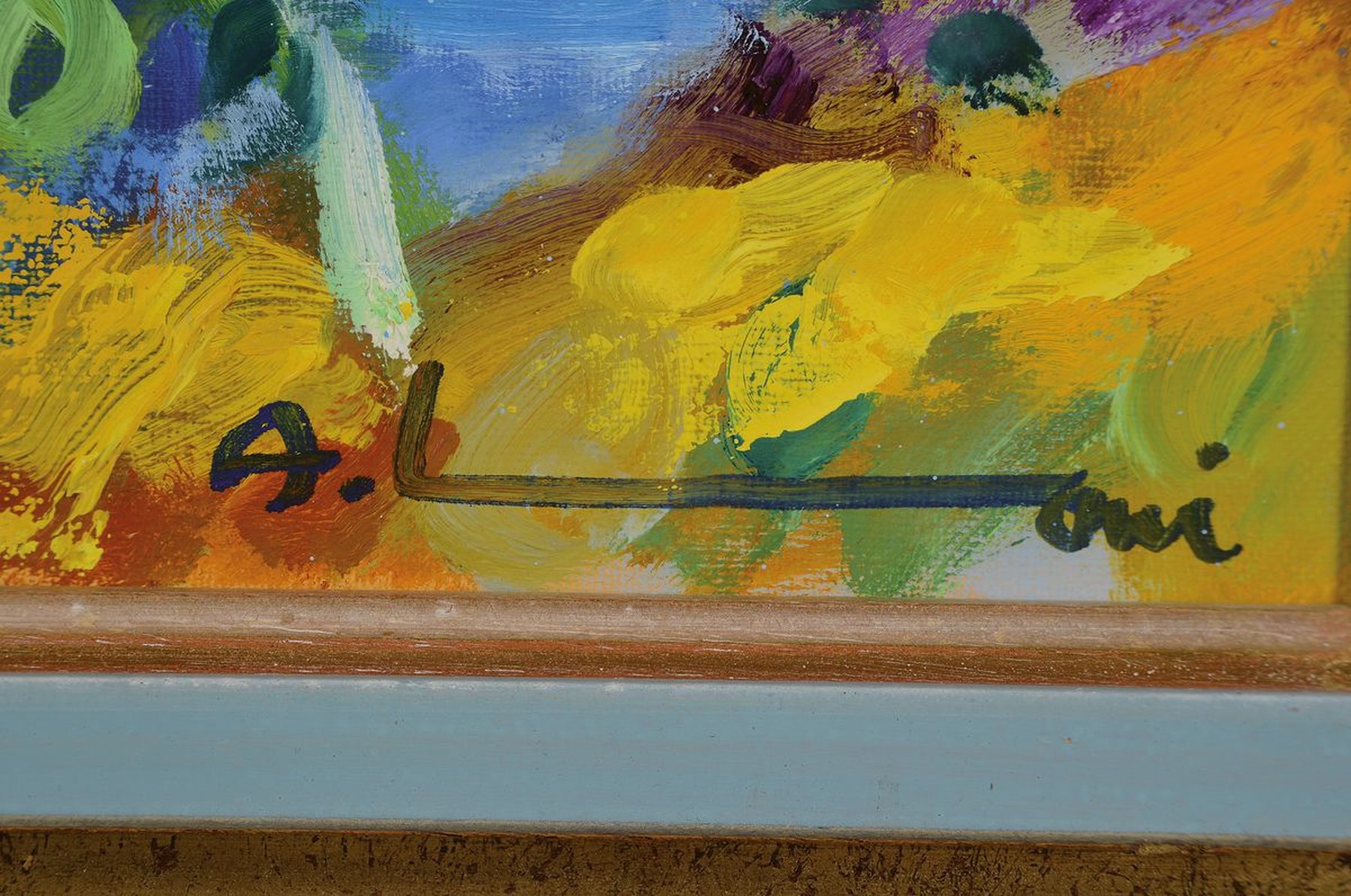 Detail a: Adrien Moroni, geb. 1943 Monaco, Studium in Nizza, hier: Eze sur mer, Öl/Lwd, rechts unten signiert, rückseitig betitelt und dat. 99, ca. 30x30cm, ...