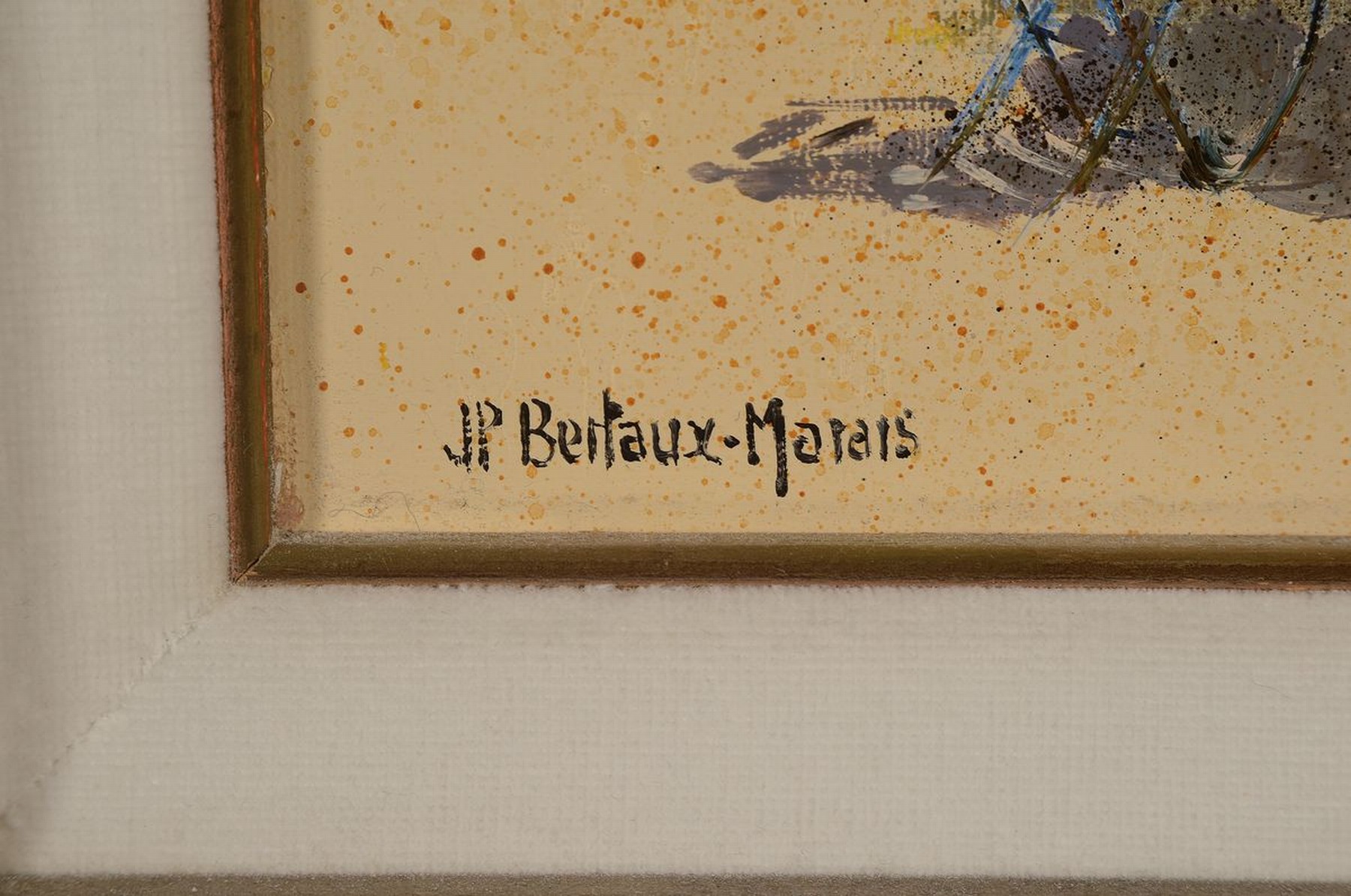 Detail a: Jean-Pierre Bertaux-Marais, geb. 1936, St. Trop, Öl/Lwd, links unten signiert, rückseitig betitelt, ca. 40x33cm, R. ca. 67x59cm