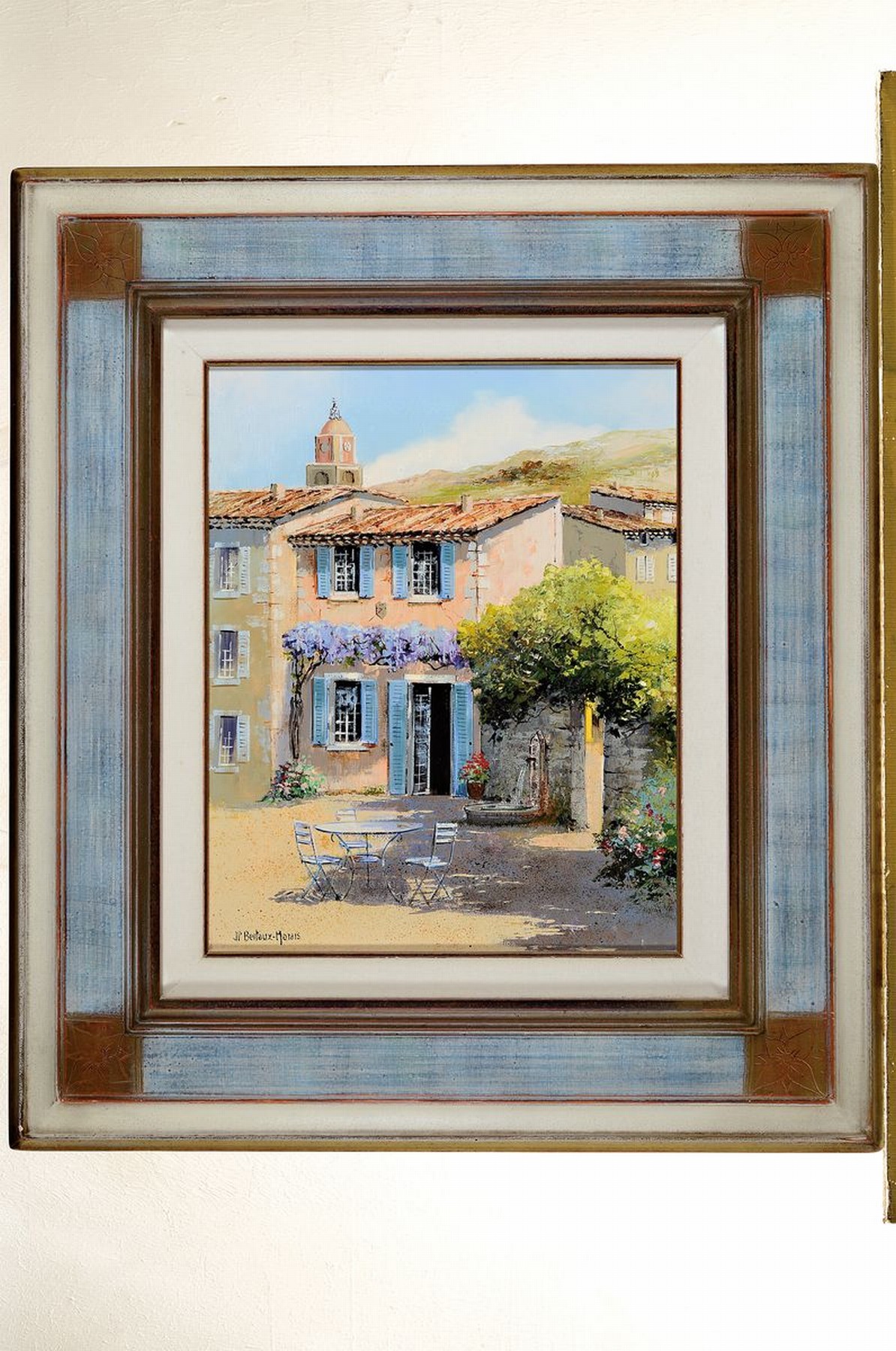 Detail k: Jean-Pierre Bertaux-Marais, geb. 1936, St. Trop, Öl/Lwd, links unten signiert, rückseitig betitelt, ca. 40x33cm, R. ca. 67x59cm