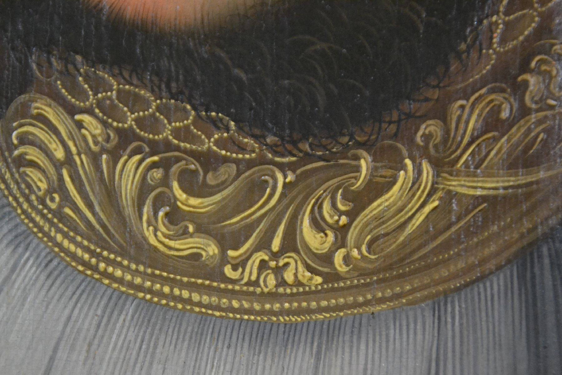 Detail f: Nachfolge Lucas Cranach d.Ä.: Bildnis Johann Friedrich der Großmütige, Kurfürst von Sachsen (1503-1554), wohl 18.Jh., nach dem Vorbild des ...