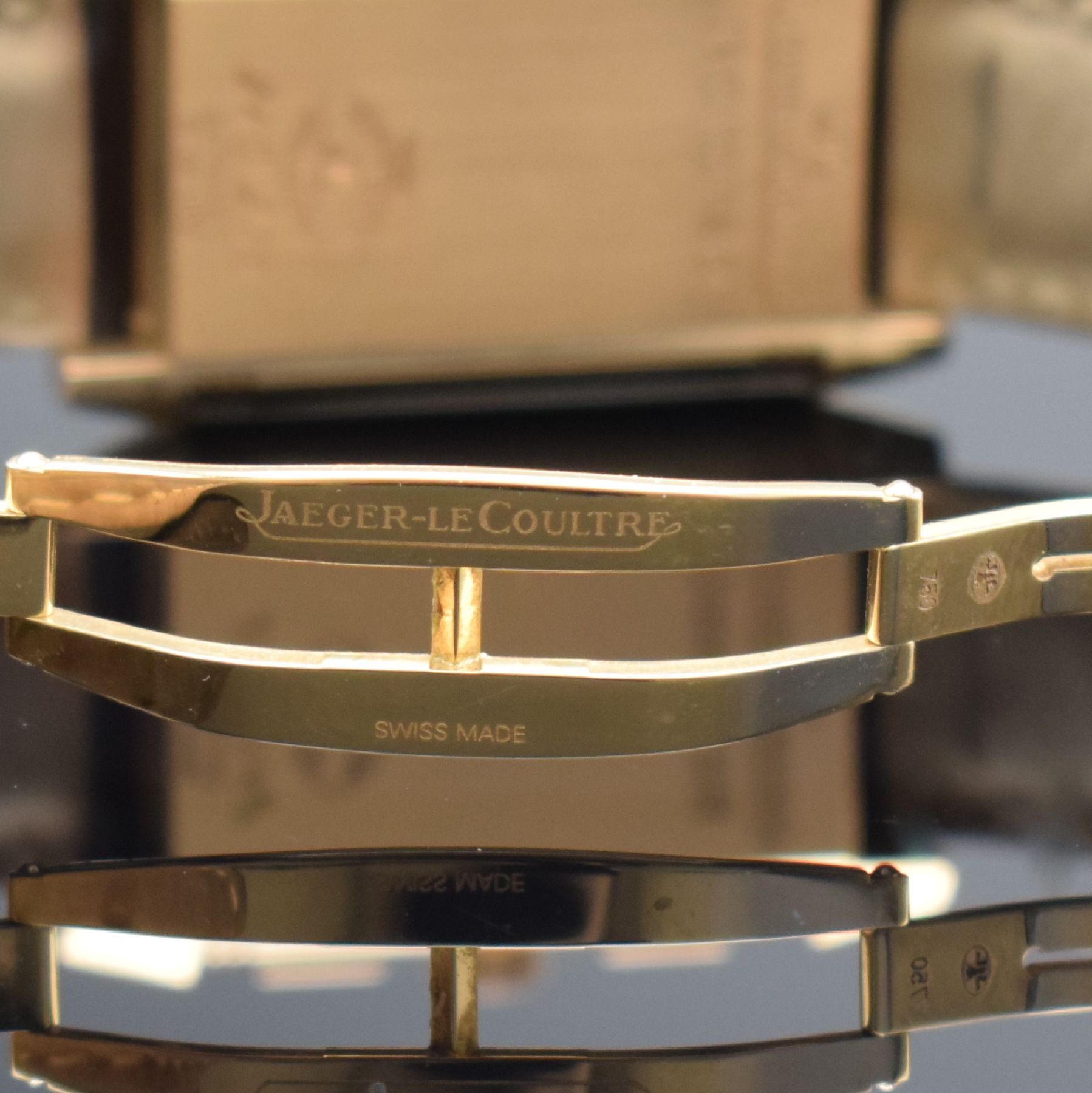 Detail h: Jaeger-LeCoultre Herrenarmbanduhr Reverso Grande GMT in Rosépink gold 750/000 Referenz Q3022420 / 240.2.18, Handaufzug, um 180 Grad drehbares ...