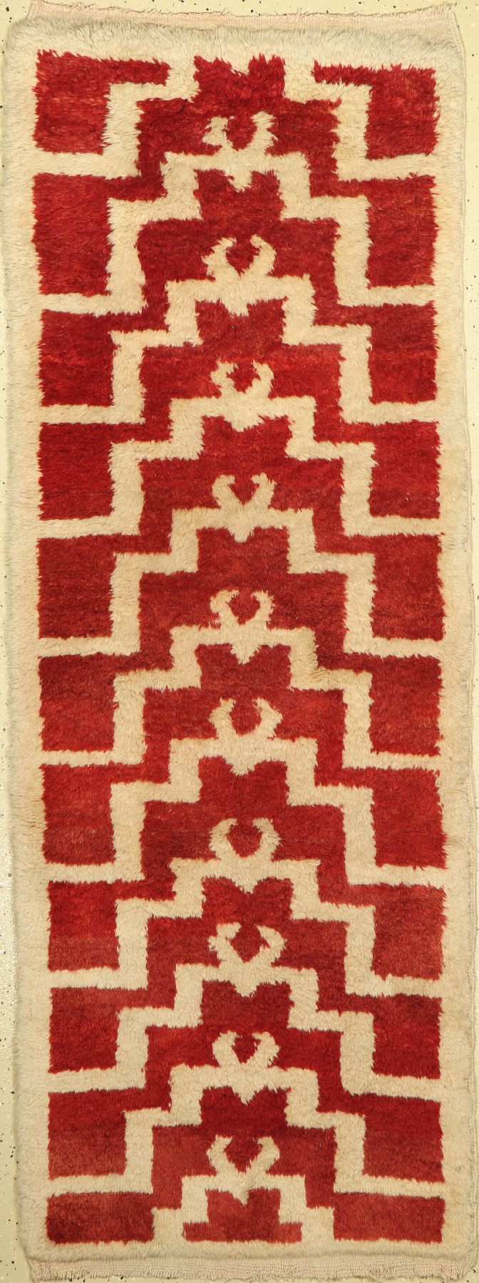 Schlafteppich, Türkei, um 1950, Wolle auf Wolle, ca. 204 x 78 cm, EHZ: 2