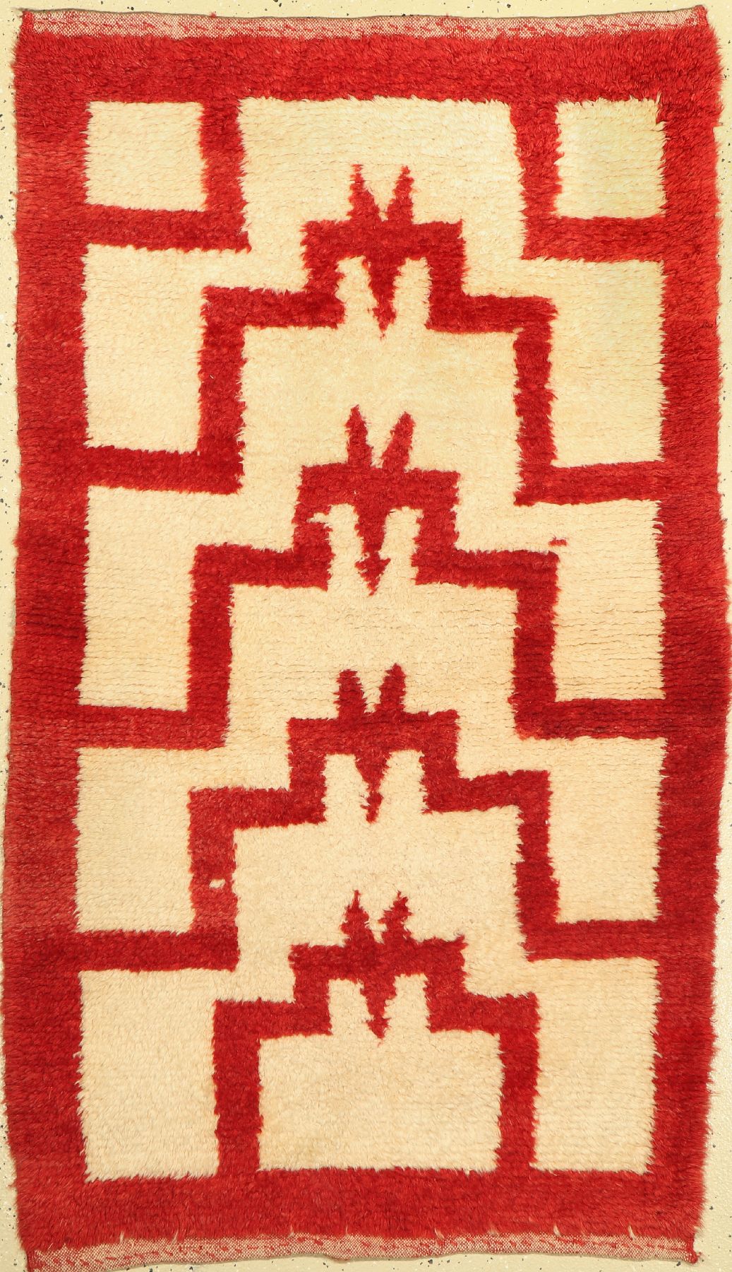 Schlafteppich, Türkei, um 1950, Wolle auf Wolle, ca. 154 x 92 cm, EHZ: 2
