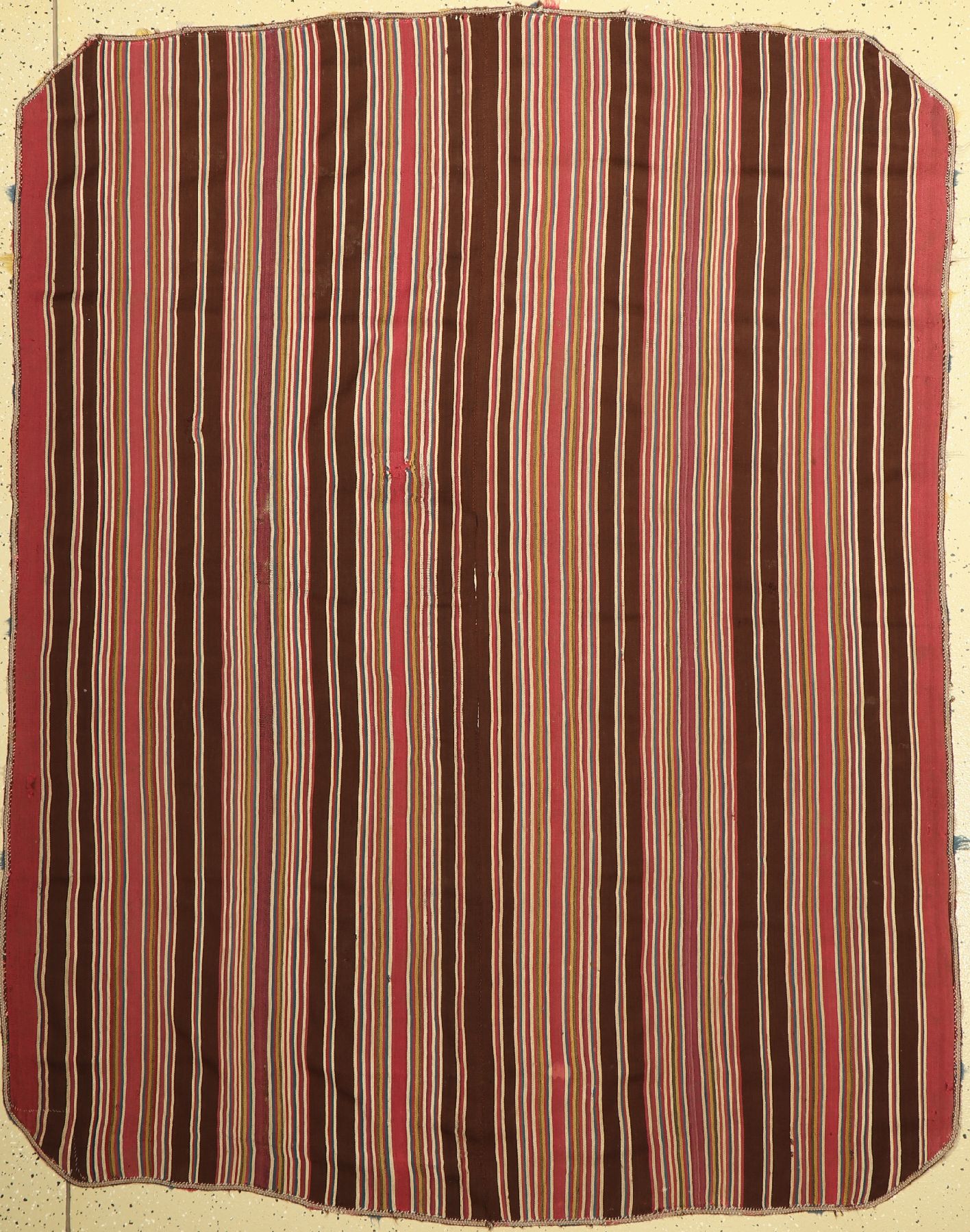 Aymara Poncho, Südamerika, 19. Jhd, reine Wolle, ca. 195 x 150 cm, Alters-und Gebrauchsspuren