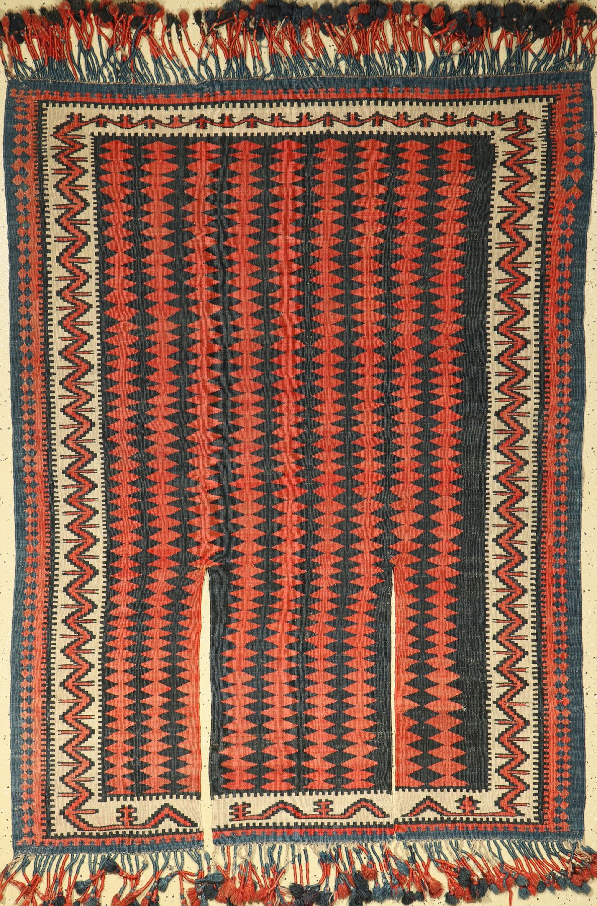 Schirwan Pferdedecke, Kaukasus, um 1900, Wolle auf Wolle, ca. 178 x 134 cm, (flachgewebt), EHZ: 2-3