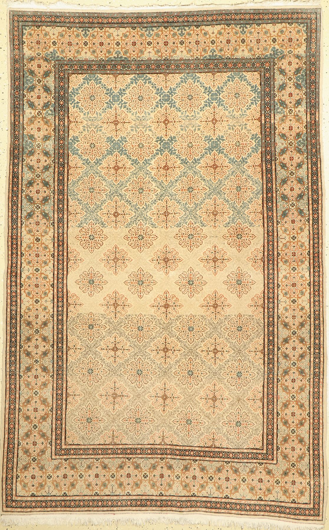 Keschan Kork, Persien, um 1960, Korkwolle, ca. 215 x 140 cm, EHZ: 2-3