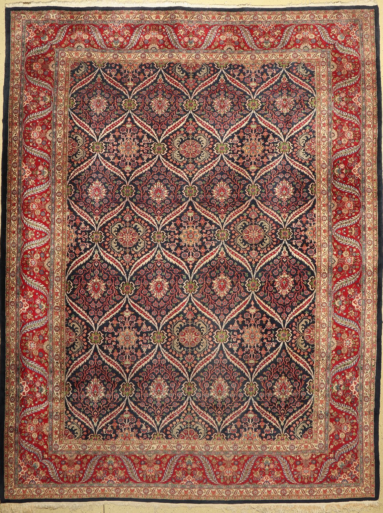 Ekbatan fein Persien, um 1960, Wolle auf Baumwolle, ca. 400 x 305 cm, EHZ: 2