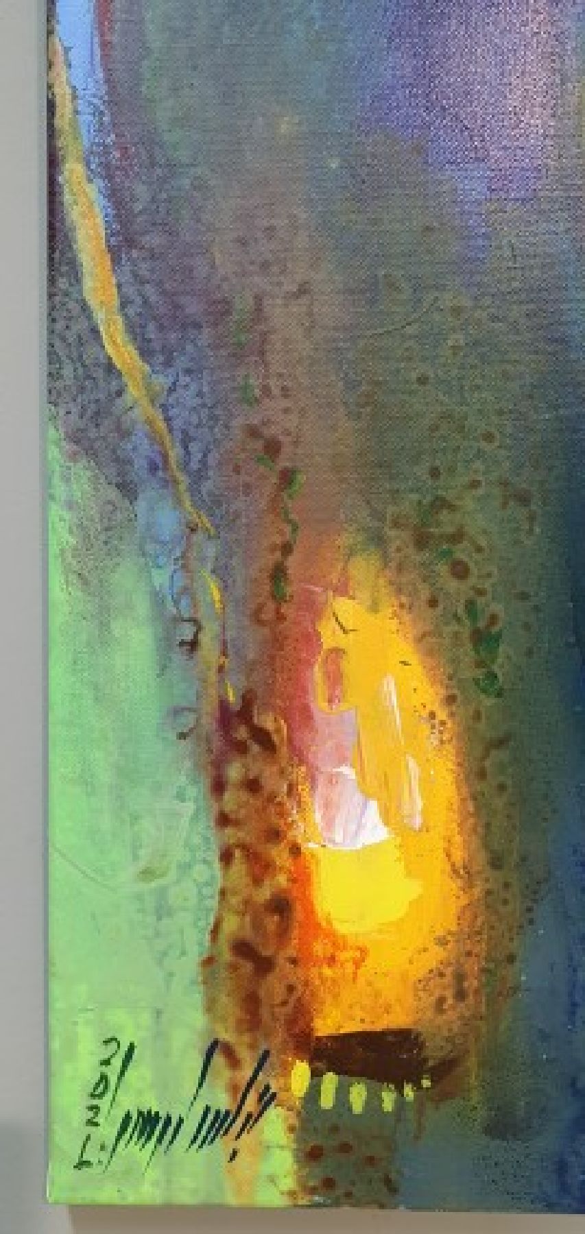 Detail b: Abbas Al Mosawi, geb. 1952, Acryl/Lwd, zwei Pendants, Frauenköpfe, Öl/Lwd, beide signiert und dat. 2021, je 73.5 x 73.5 cm