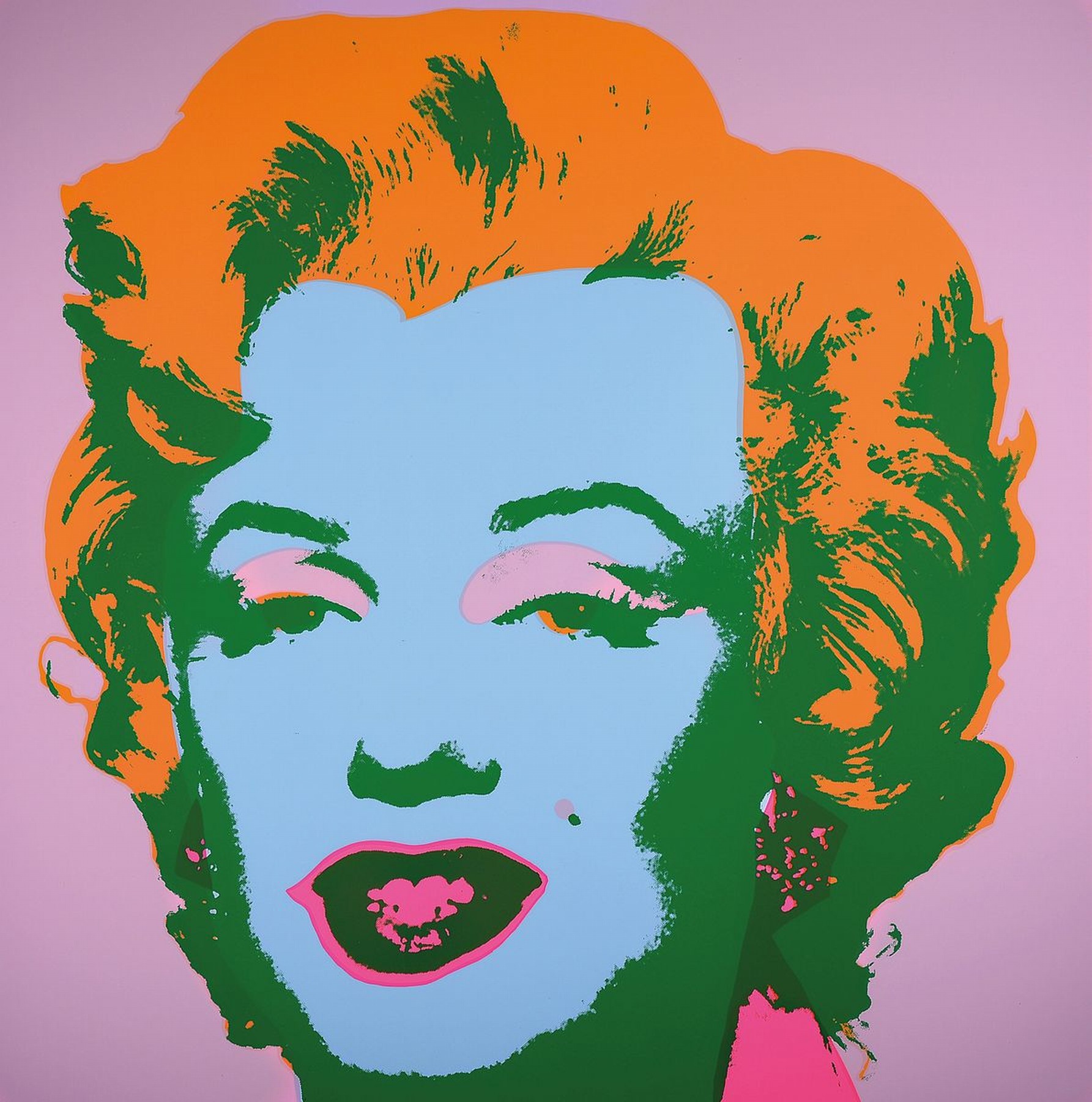 Nach Andy Warhol, Siebdruck auf festem Karton, Marilyn Monroe, Hrsg. Sunday B. Morning, rückseitig mit Stempel des Hrsg. und dem Zusatz: "Fill ...