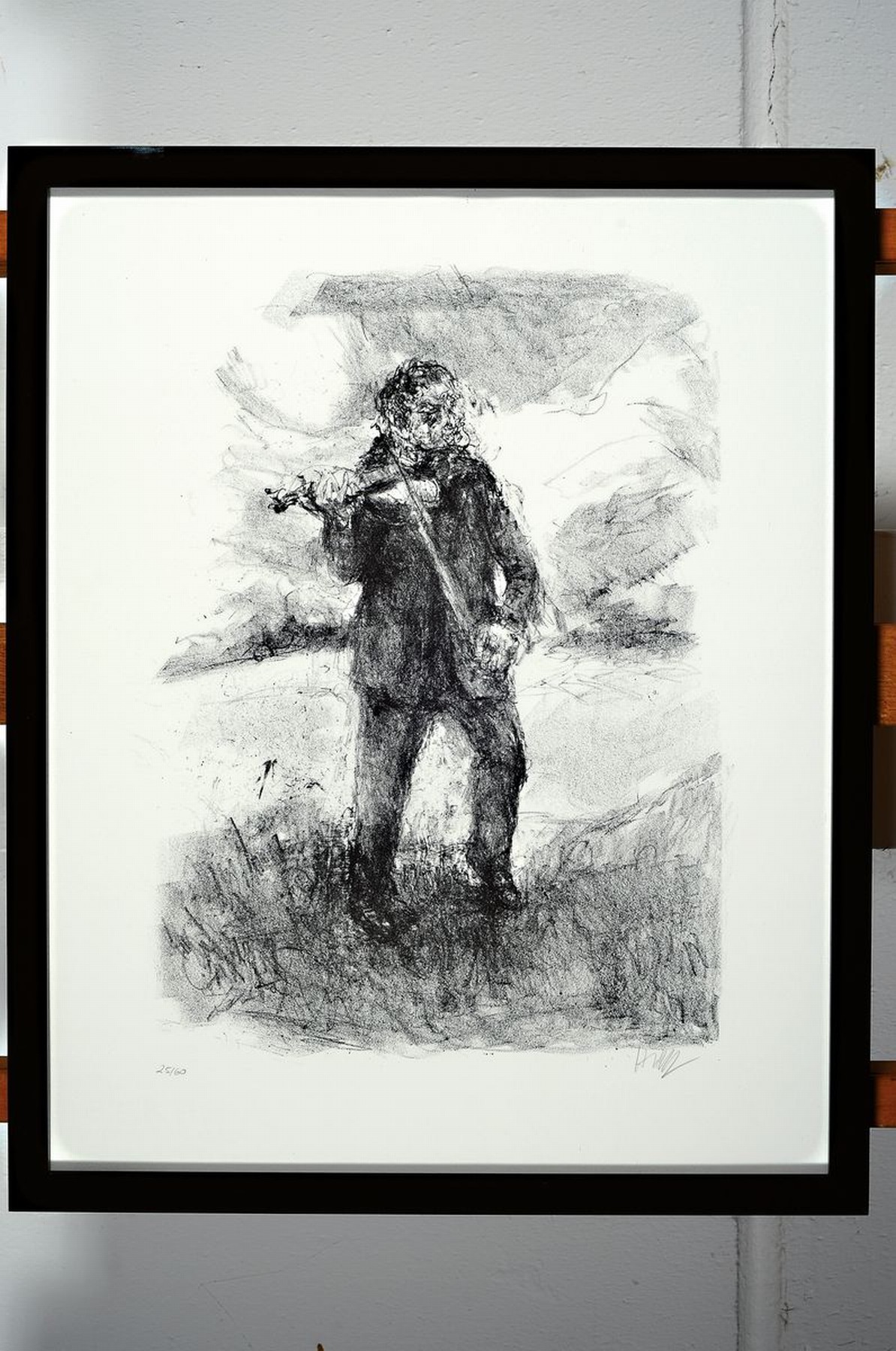 Detail k: Bernhard Heisig, 1925 - 2011,, Litho auf dickem BFK-Rives Büttenpapier mit Wasserzeichen, Gesamtauflage 77, 60 wurden handsigniert und nummeriert ...