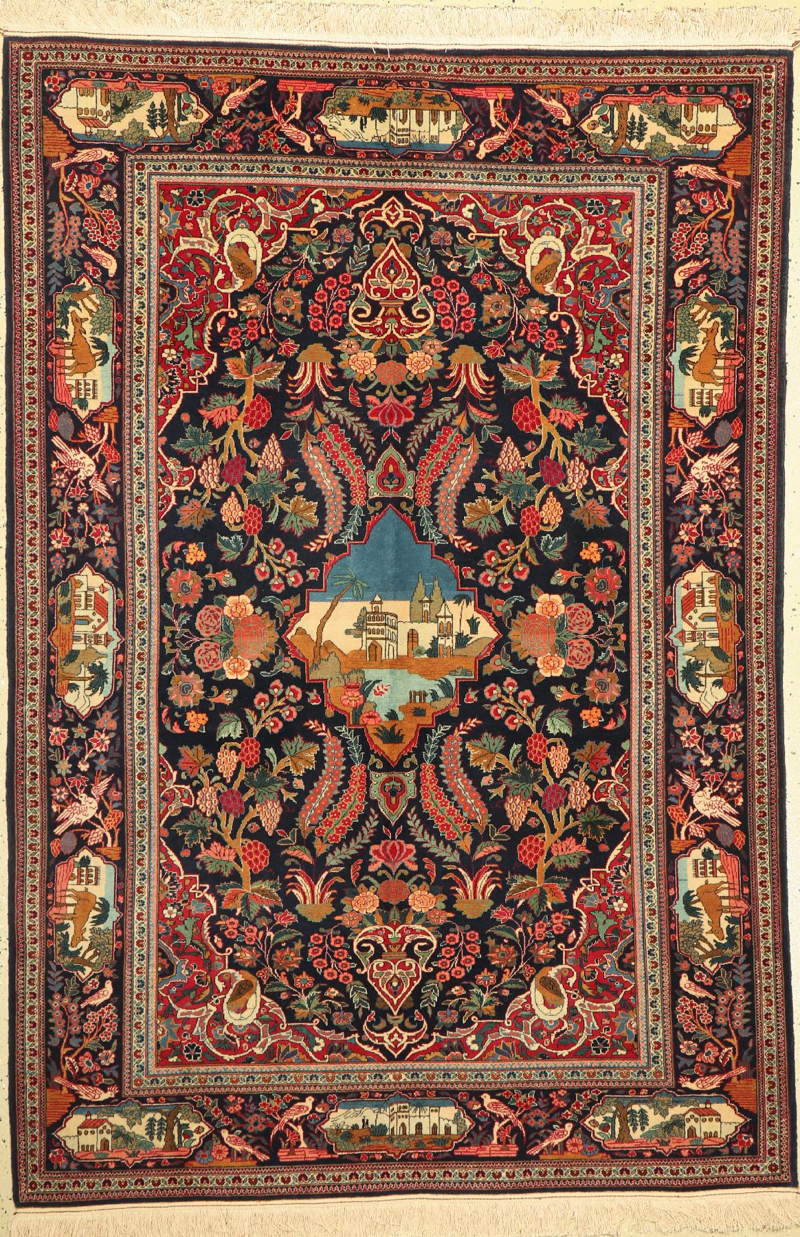 Keschan Kork alt, Persien, um 1930/1940, Korkwolle, ca. 202 x 137 cm, EHZ: 2