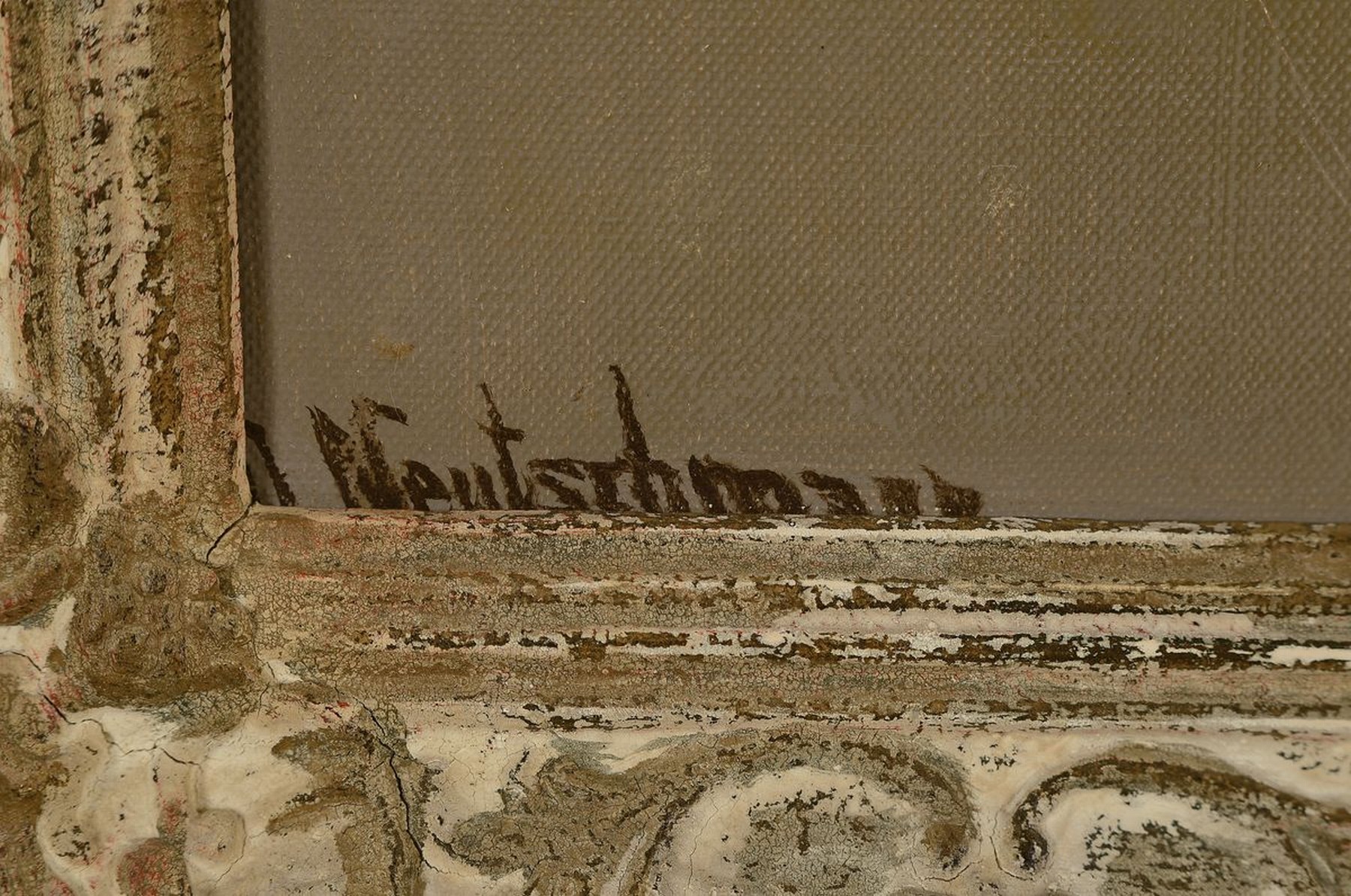 Detail a: Otto Neutschmann, 1902-1985 Hamburg, Fischerboot auf ruhiger See im Morgenrot, Öl/Lwd, links unten signiert, ca. 50x70cm, R. ca. 62x82cm