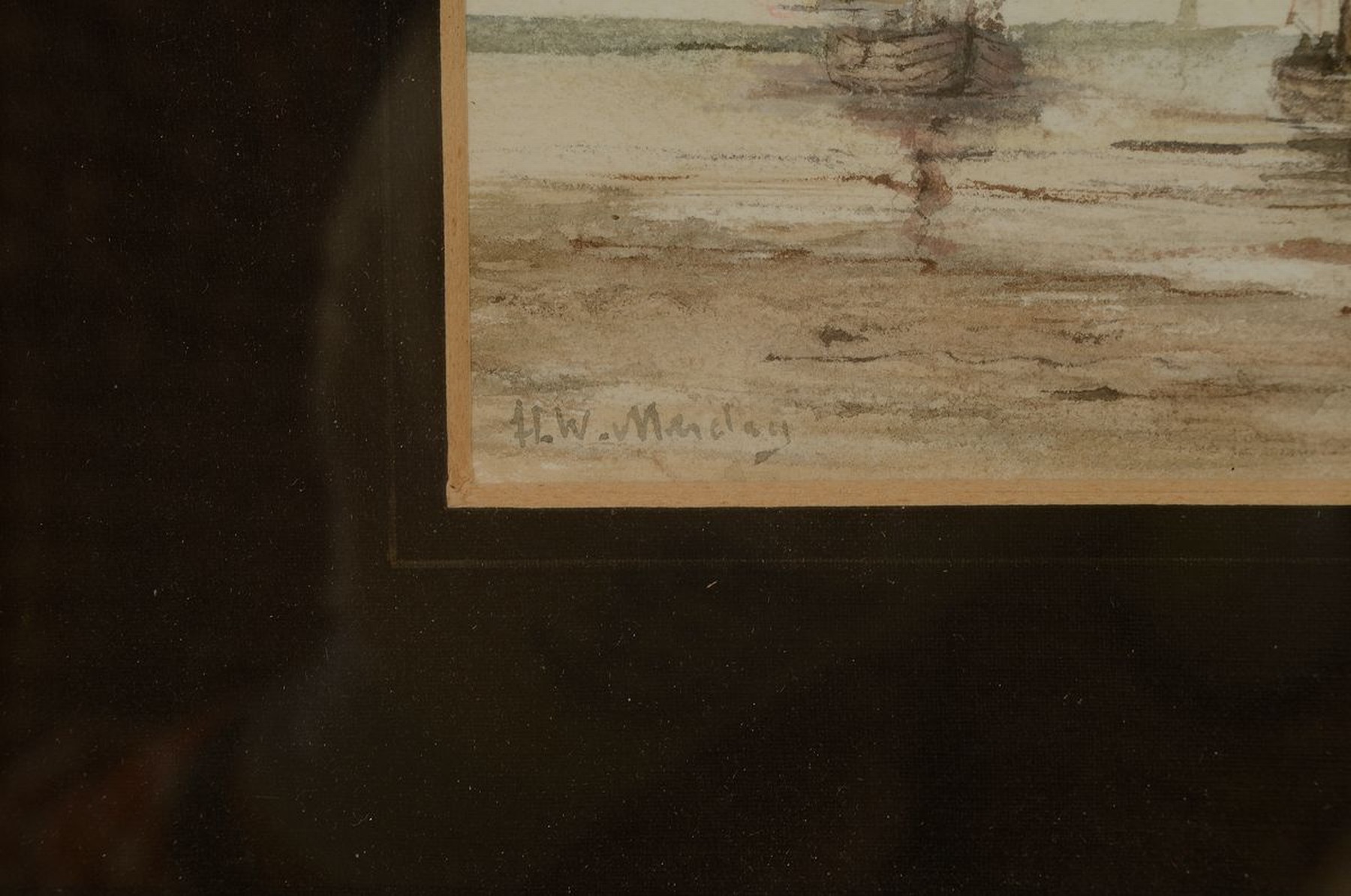 Detail a: Hendrik Willem Mesdag, 1831 Groningen-1915 Den Haag, bedeutendster Vertreter der eigenständigen impressionistischen Haager Schule, hier: ...