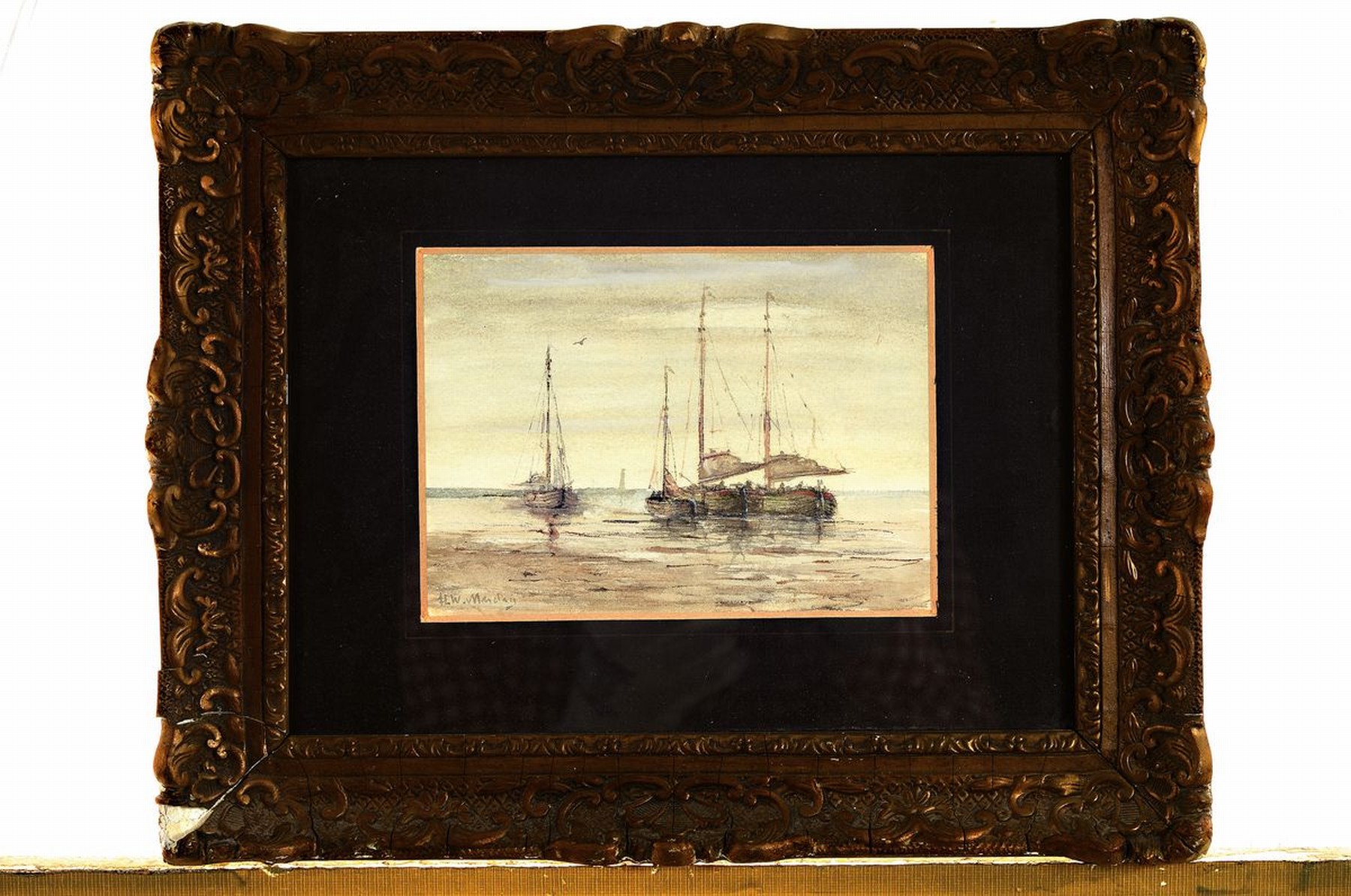 Detail k: Hendrik Willem Mesdag, 1831 Groningen-1915 Den Haag, bedeutendster Vertreter der eigenständigen impressionistischen Haager Schule, hier: ...