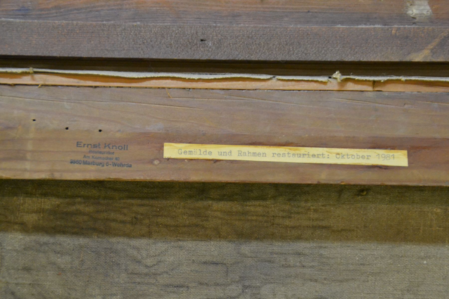 Detail g: Unbekannter Künstler des 18.Jh., Herrscherporträt: Friedrich II. der Große von Preußen, repräsentative Darstellung in ikonischer Pose, ...