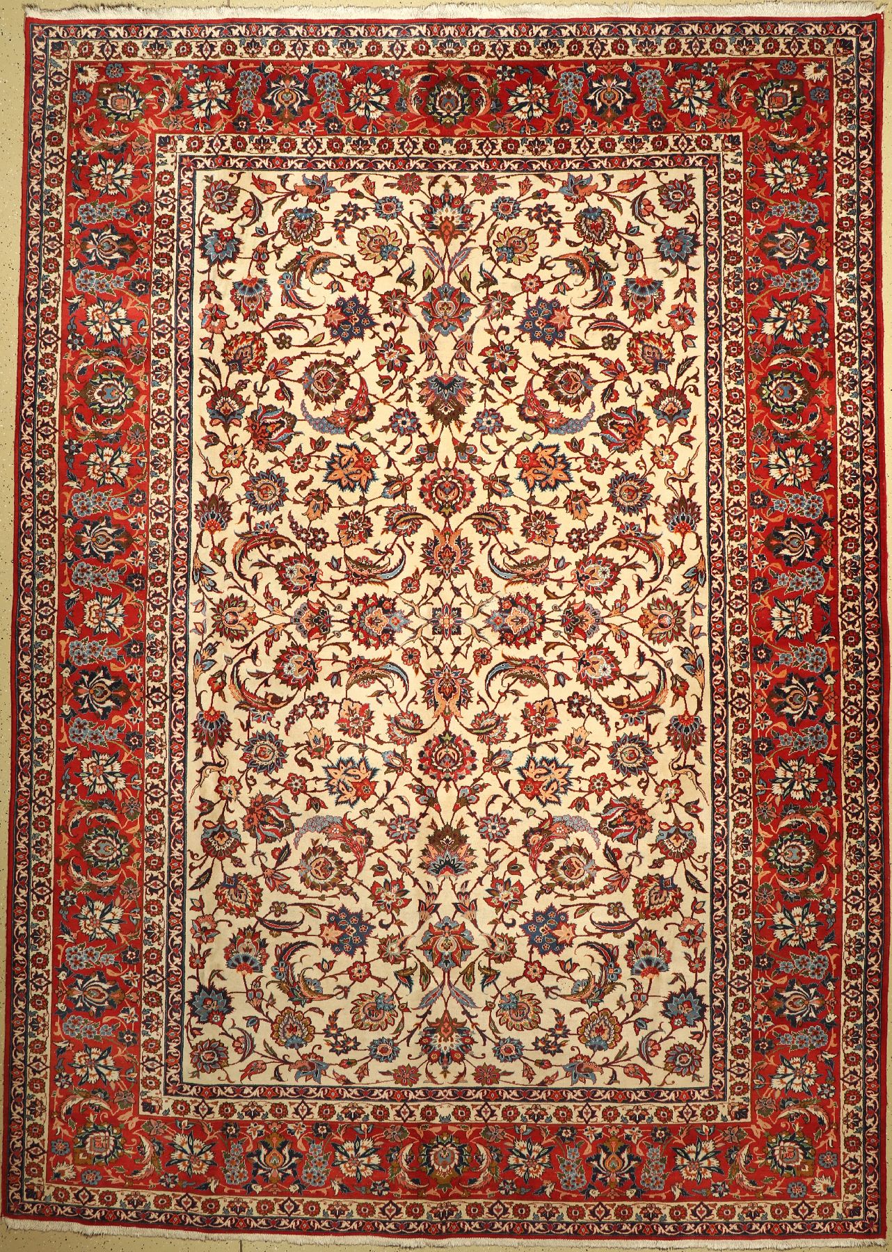 Nadjafabad, Persien, ca. 60 Jahre, Wolle auf Baumwolle, ca. 417 x 297 cm, EHZ: 2