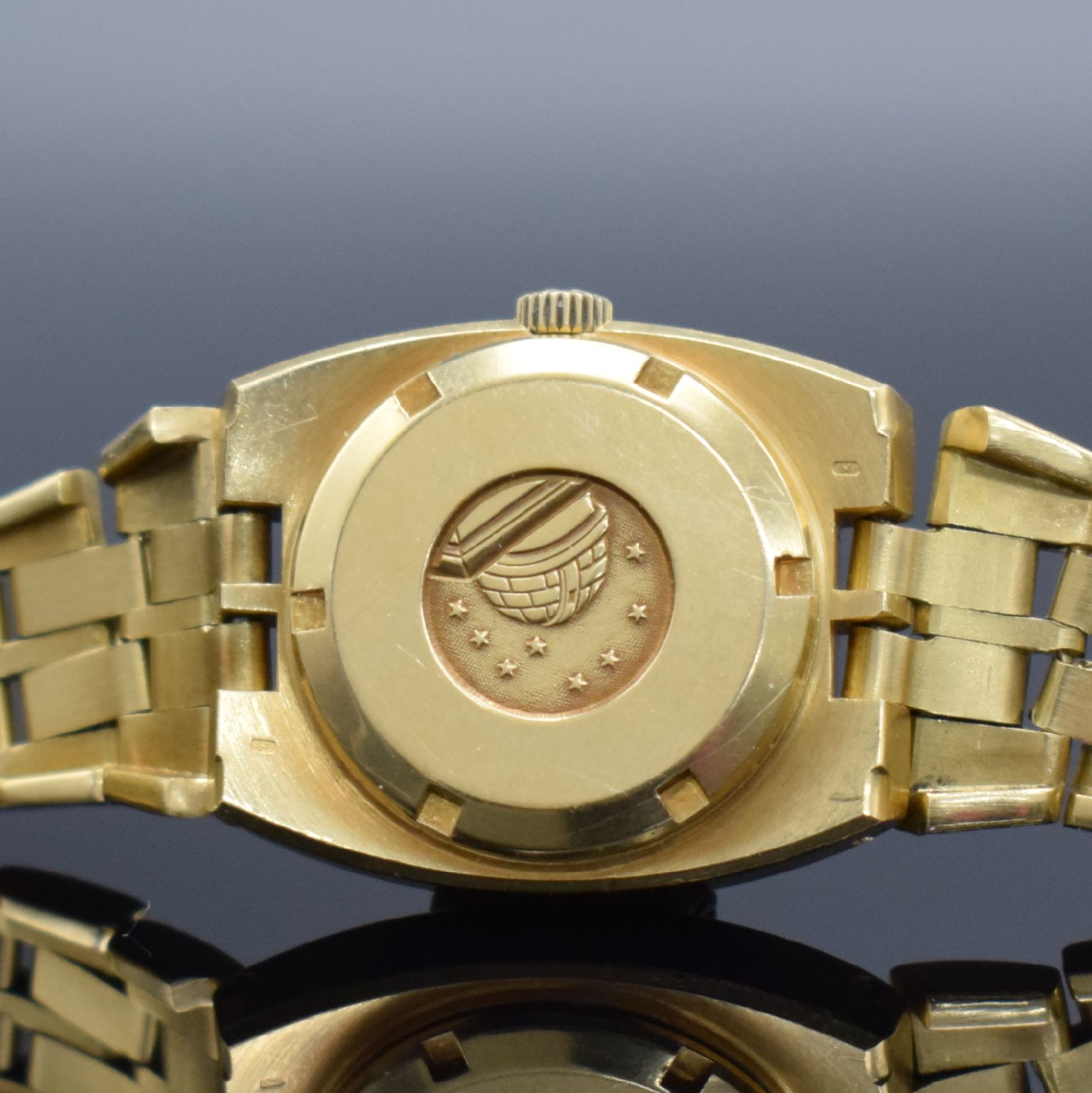 Detail f: OMEGA Constellation "Kim Il-Sung" sehr seltene Damenarmbanduhr in GG 750/000 Referenz 568.0014, Schweiz um 1975, Automatik, schweres ...