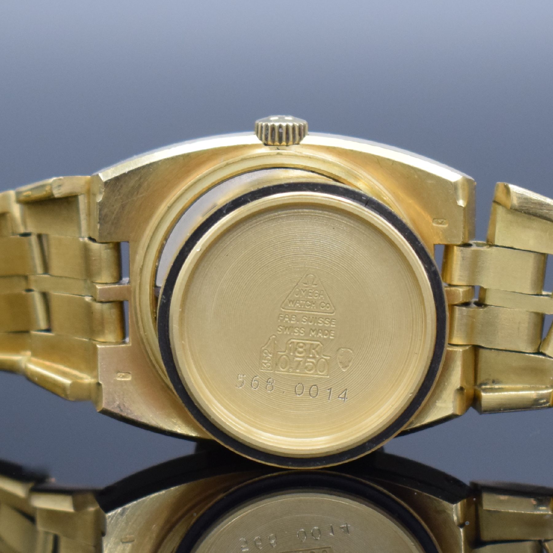 Detail i: OMEGA Constellation "Kim Il-Sung" sehr seltene Damenarmbanduhr in GG 750/000 Referenz 568.0014, Schweiz um 1975, Automatik, schweres ...
