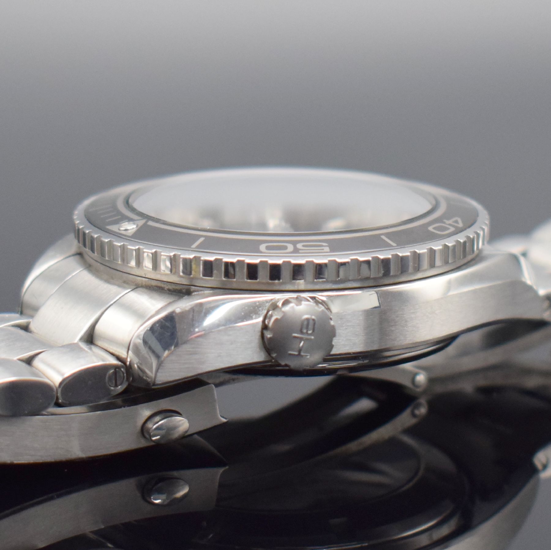 Detail d: OMEGA Herrenarmbanduhr Seamaster Professional Planet Ocean Referenz 23230462101003, Automatik, Chronometer in Edelstahl inkl. Gliederband m. ...