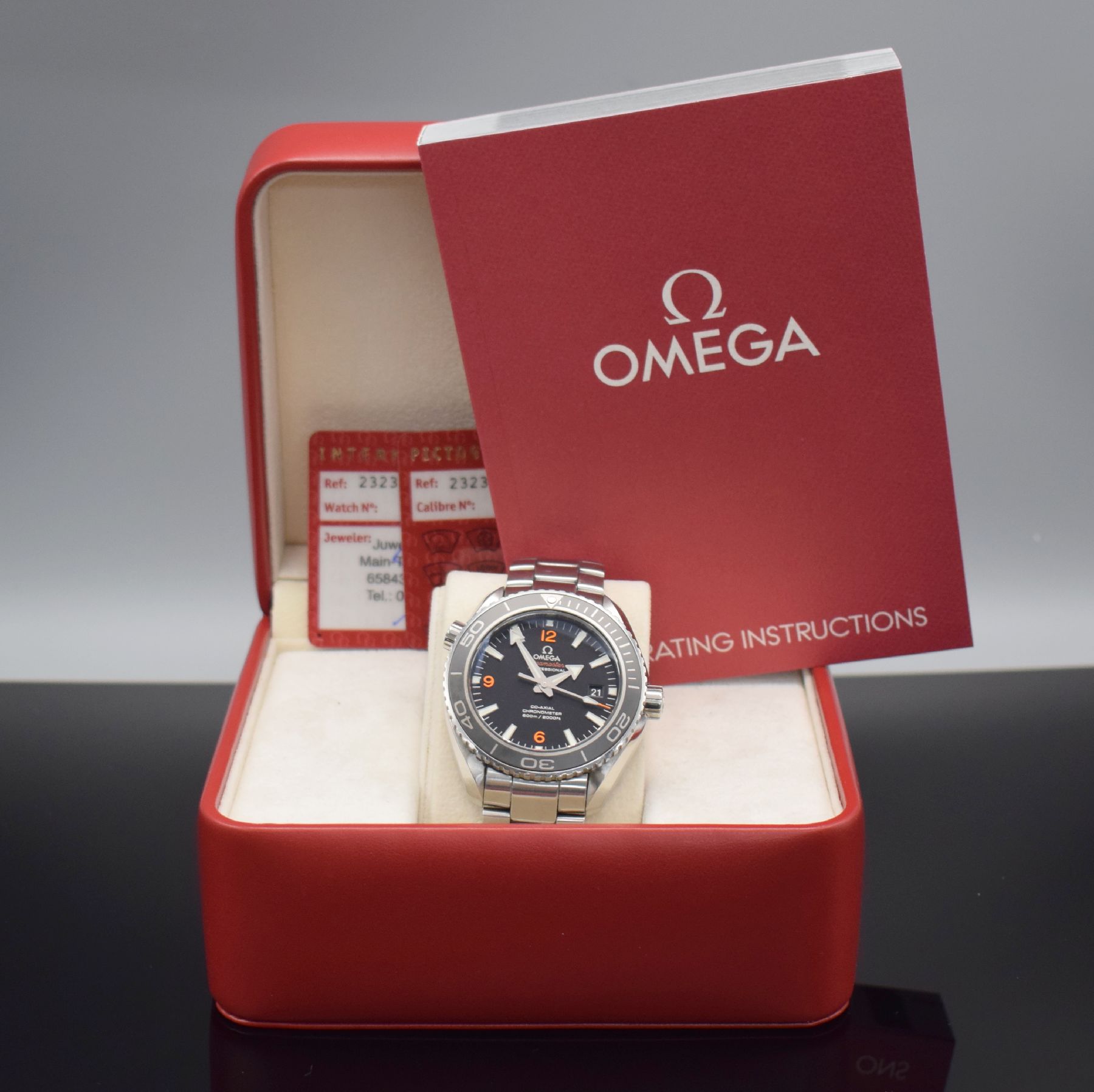 Detail g: OMEGA Herrenarmbanduhr Seamaster Professional Planet Ocean Referenz 23230462101003, Automatik, Chronometer in Edelstahl inkl. Gliederband m. ...