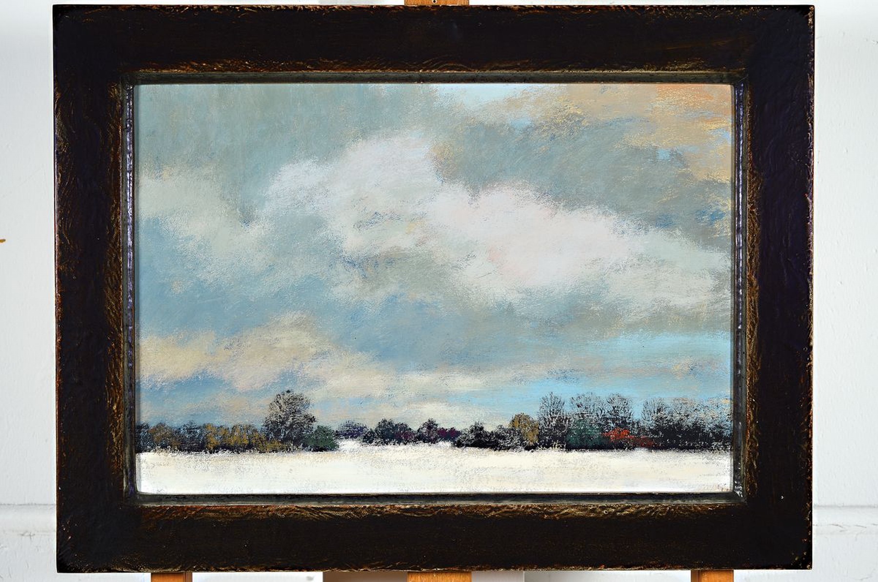 Detail k: Arrigo Wittler, 1918 Heeven - 2004 Worpswede , Studium an der Akademie München, 2 Pendants: norddeutsche Sommer- und Winterlandschaft, ...