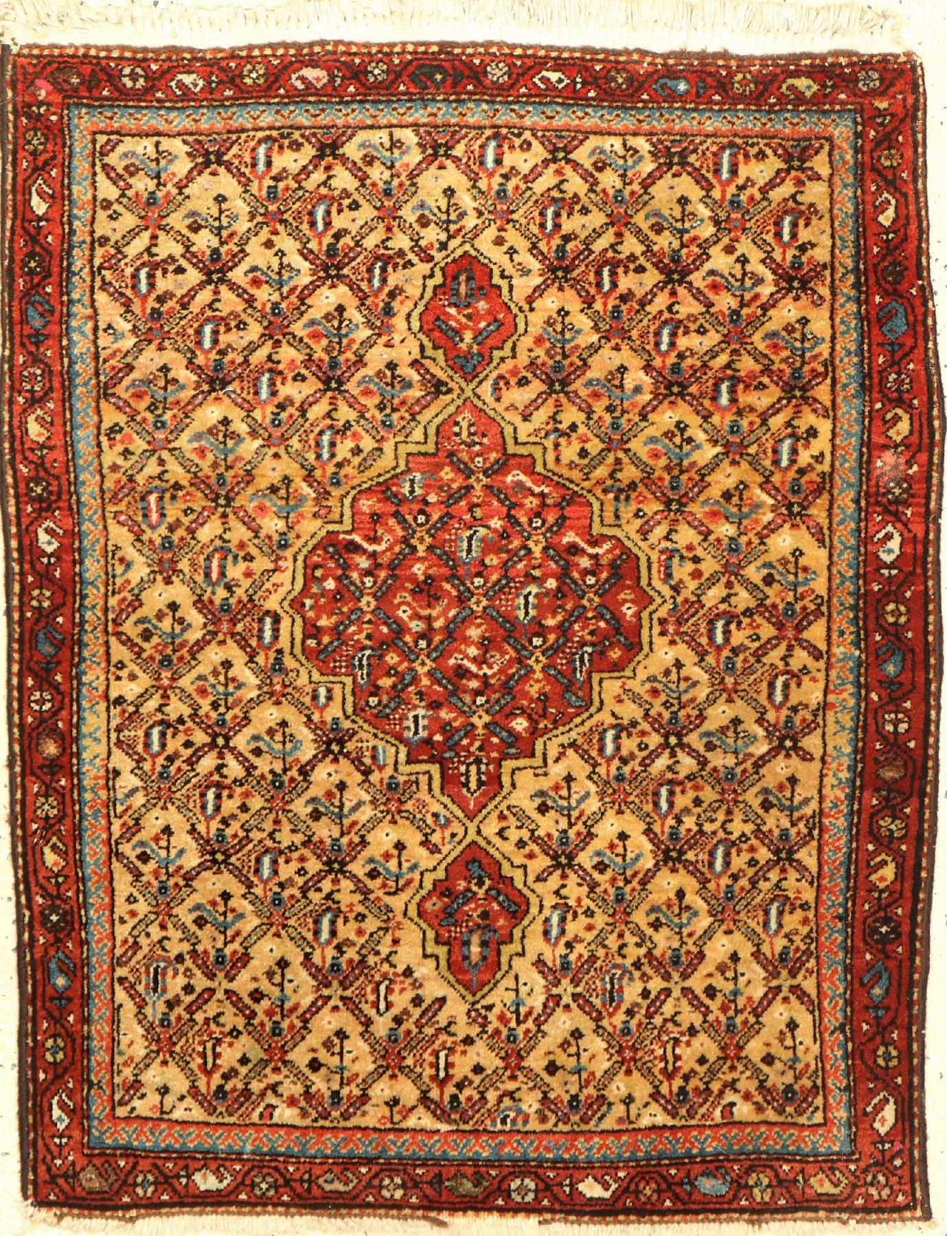 Bidjar alt, Persien, um 1930, Wolle auf Baumwolle, ca. 79 x 62 cm, EHZ: 2-3