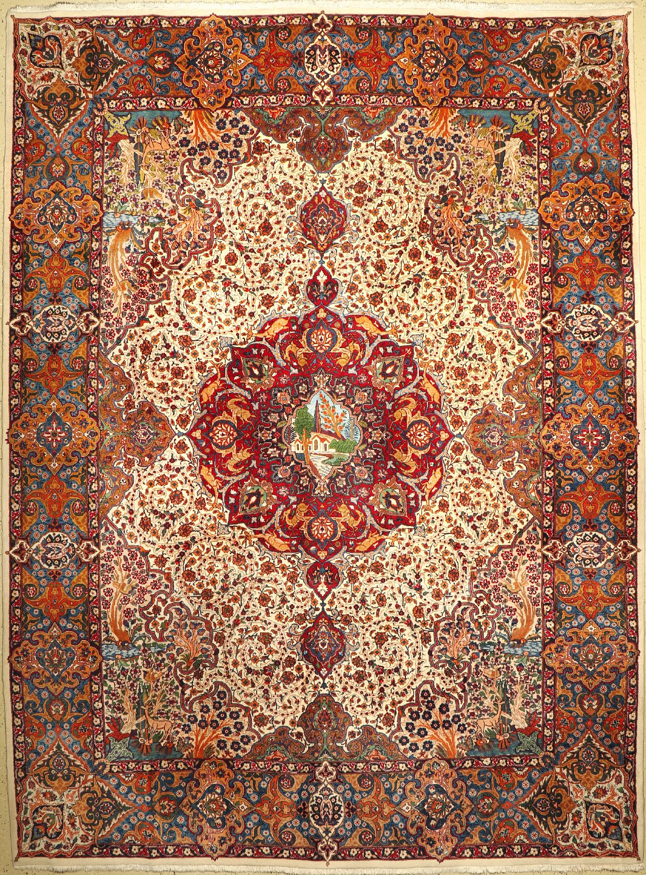 Kaschmar alt, Persien, ca. 50 Jahre, Wolle auf Baumwolle, ca. 404 x 300 cm, EHZ: 2