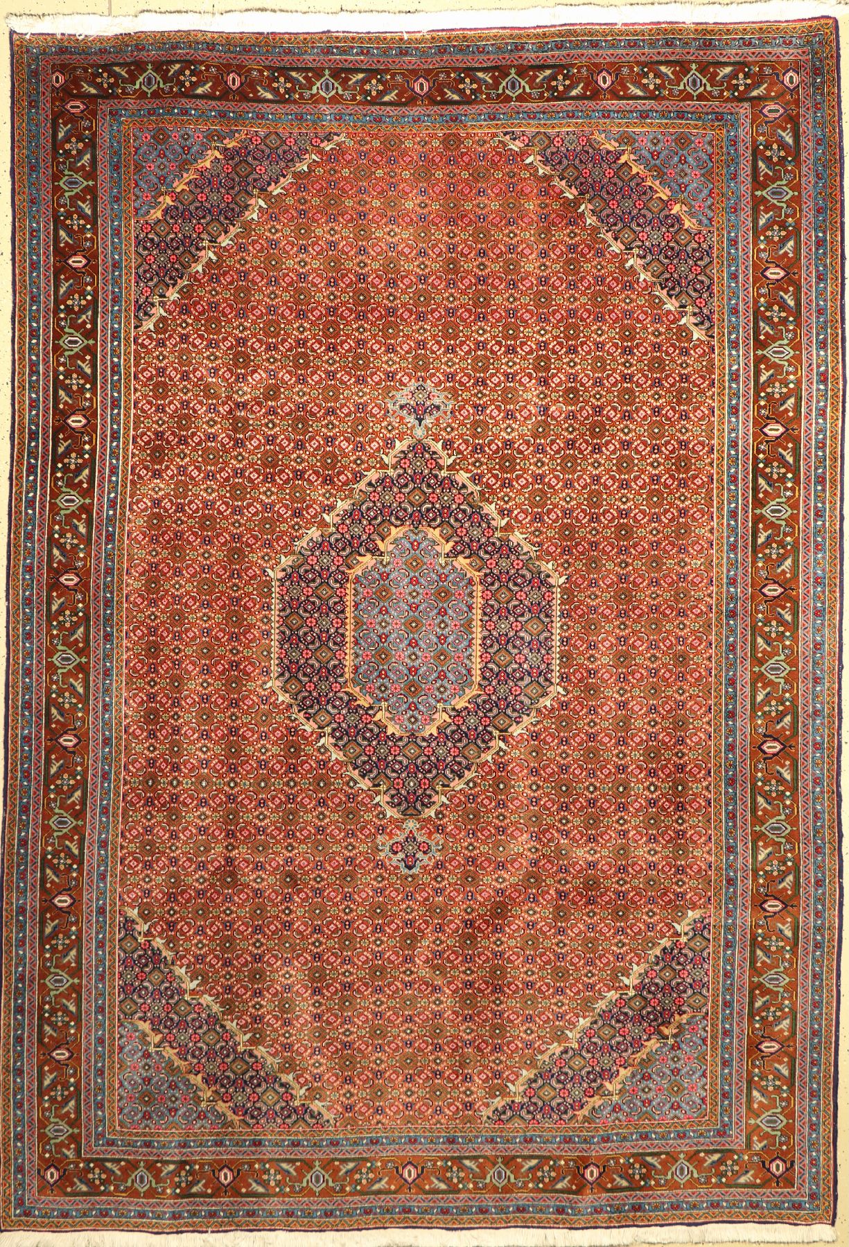 Ardebil, Persien, ca. 50 Jahre, Wolle auf Baumwolle, ca. 290 x 203 cm, EHZ: 2